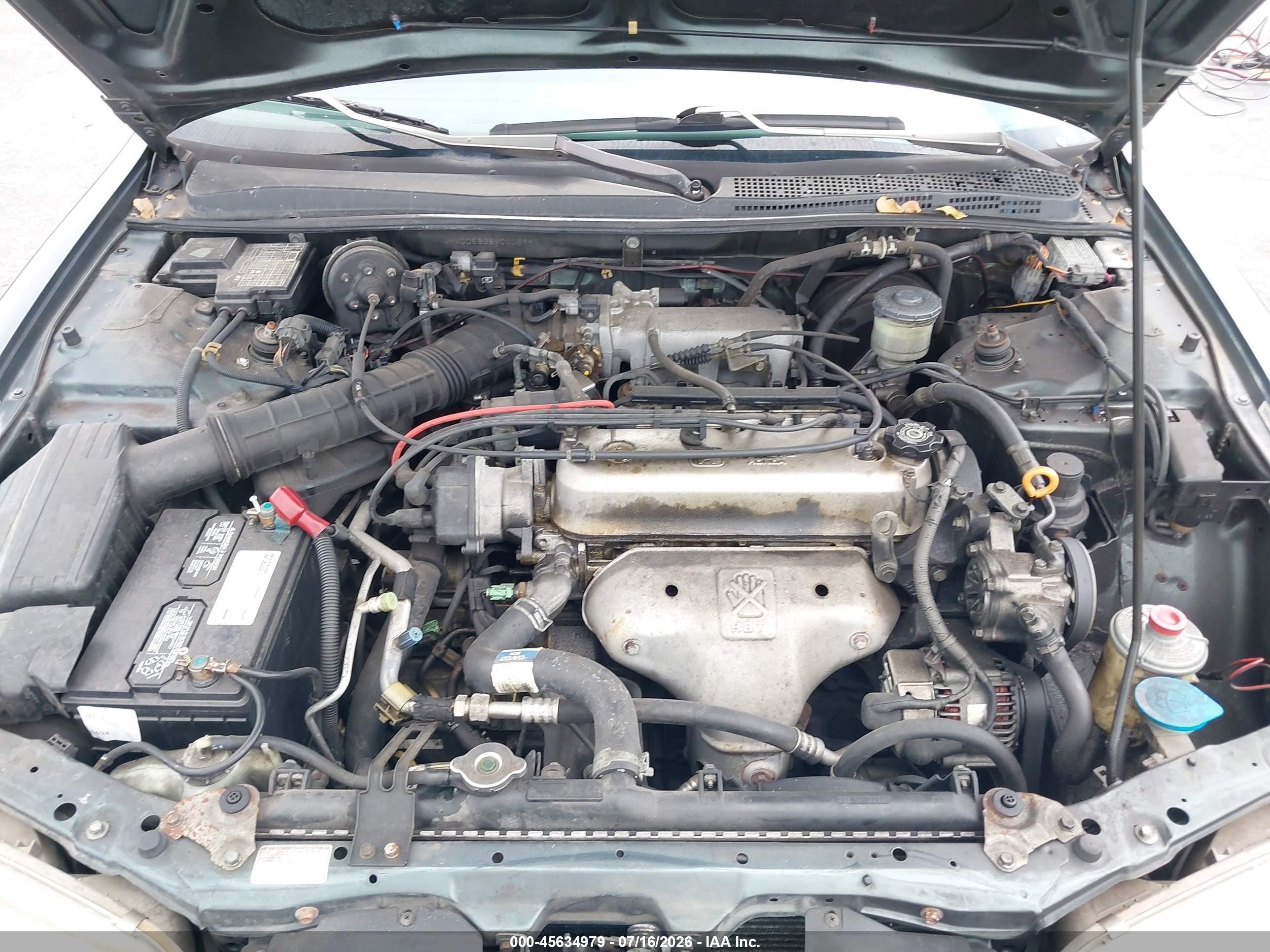 1997 Honda Accord Lx Green vin: JHMCD5635VC005991