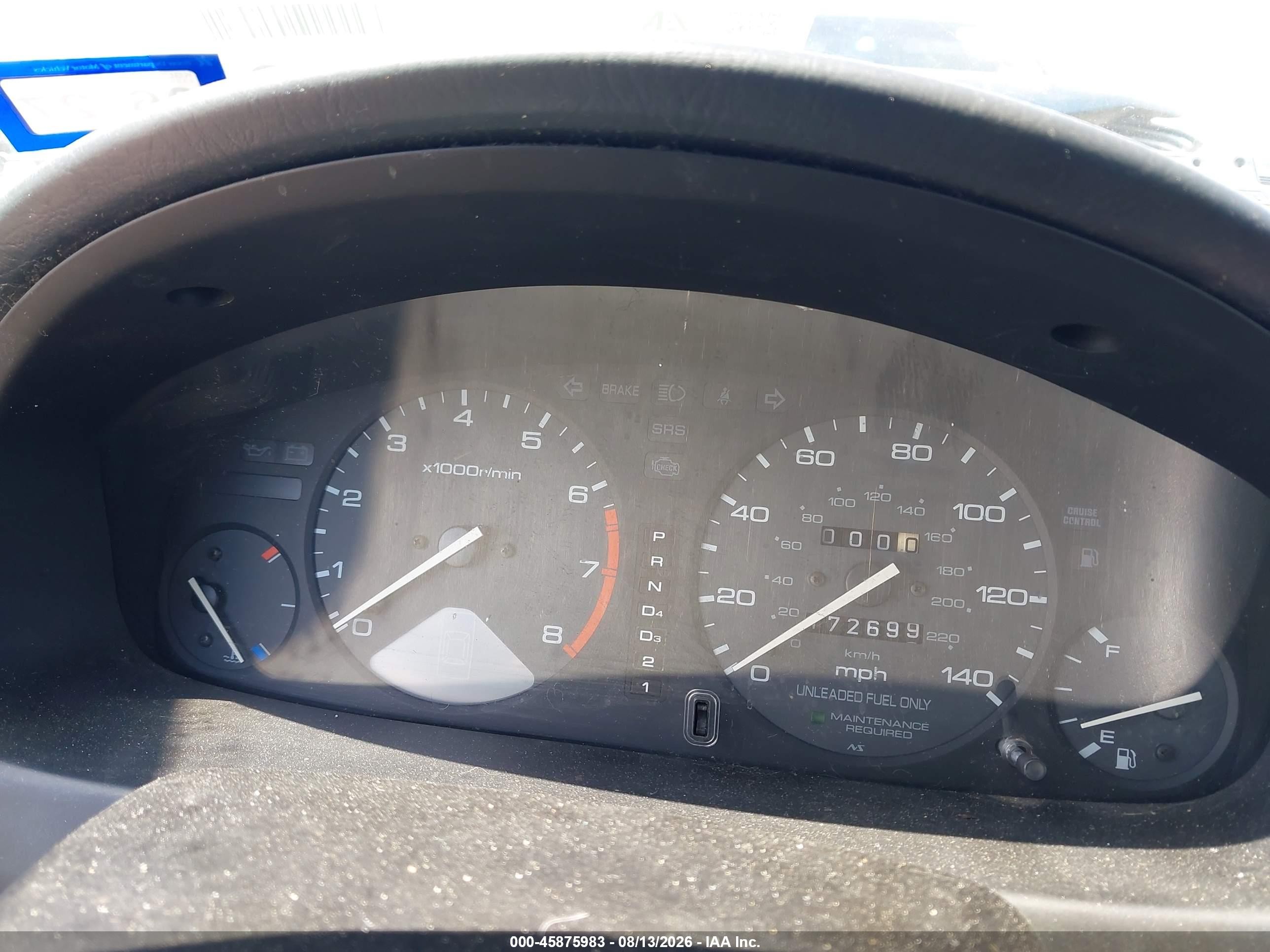 1995 Honda Accord Lx Blue vin: JHMCD5637SC063922
