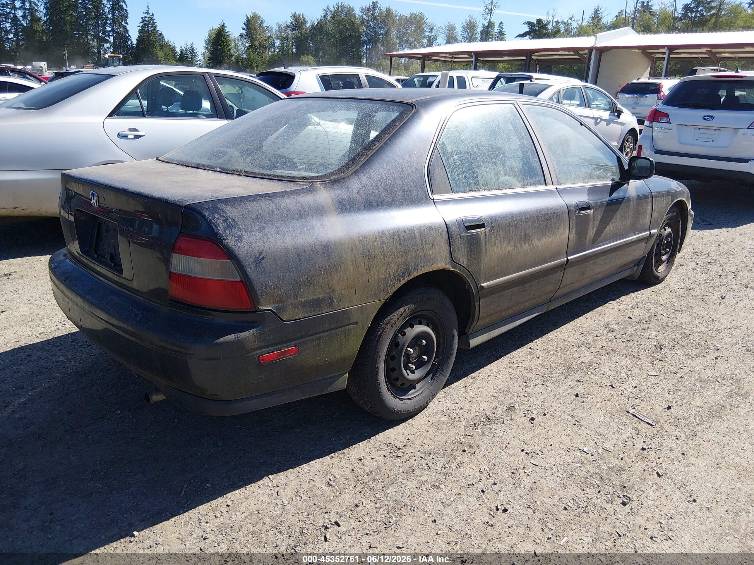 1995 Honda Accord Lx Black vin: JHMCD5639SC061038