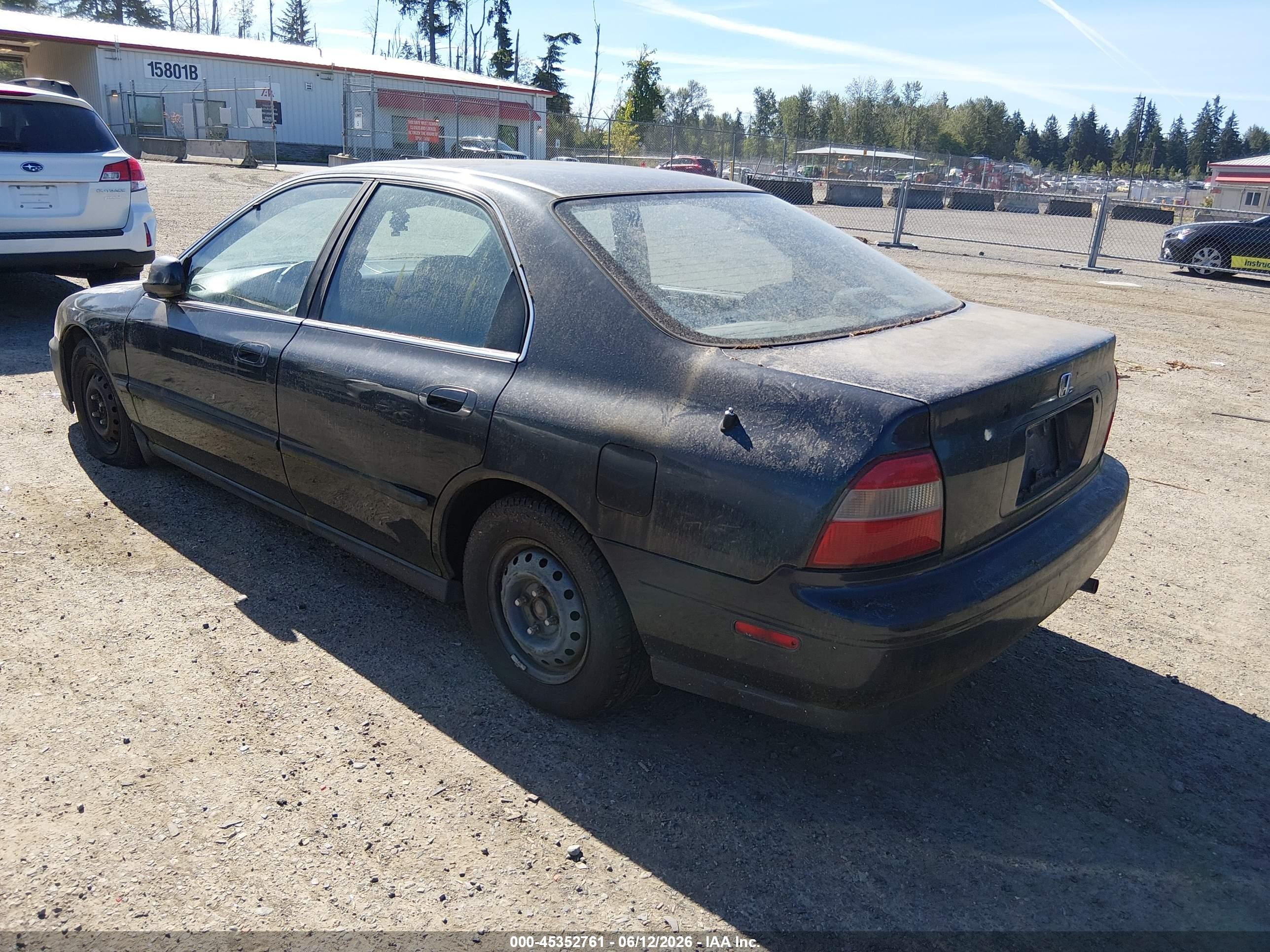 1995 Honda Accord Lx Black vin: JHMCD5639SC061038