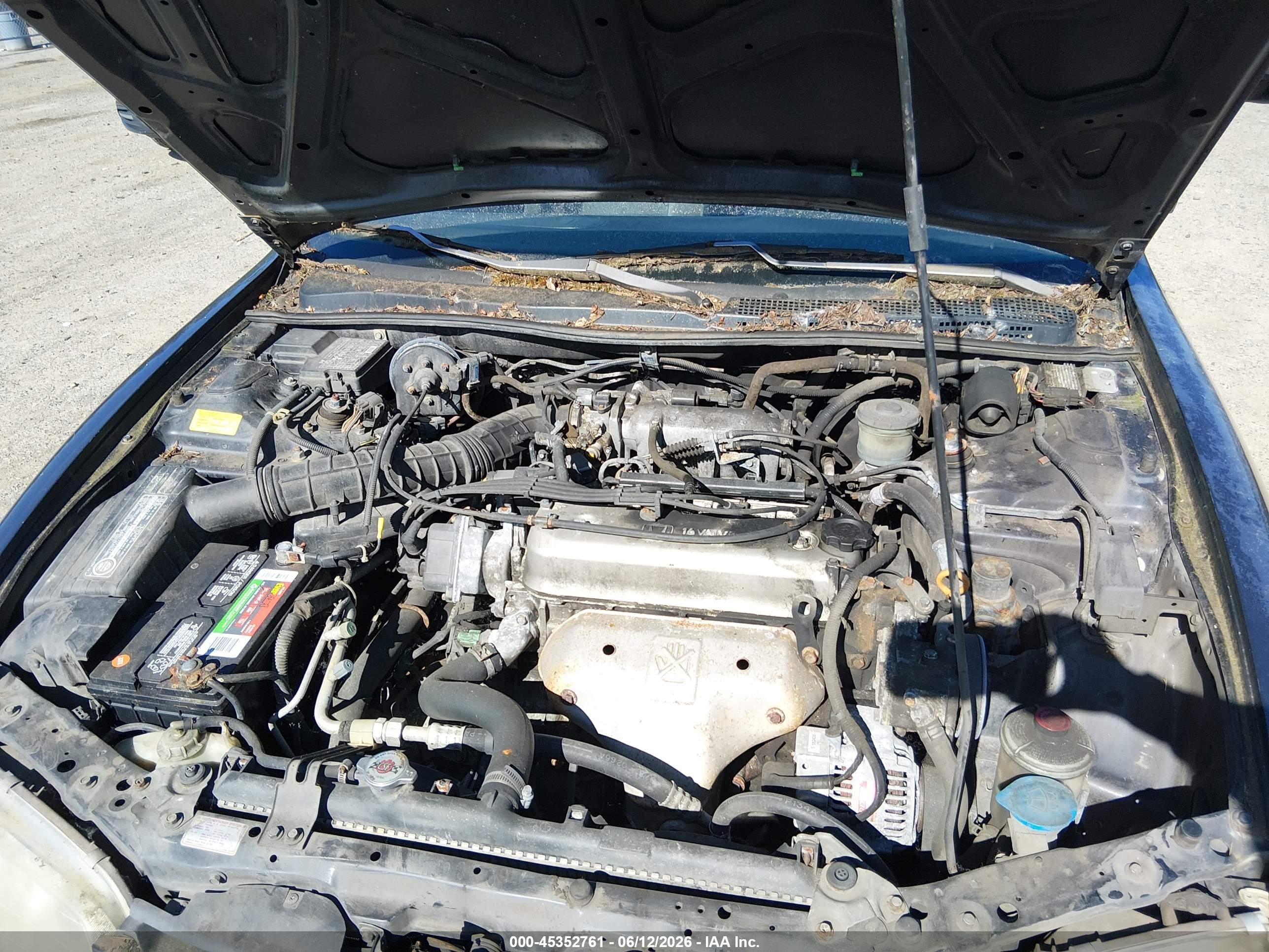 1995 Honda Accord Lx Black vin: JHMCD5639SC061038