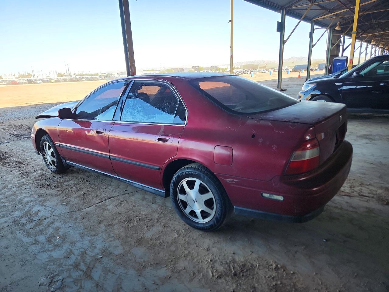 1994 Honda Accord Lx Burgundy vin: JHMCD563XRC037681