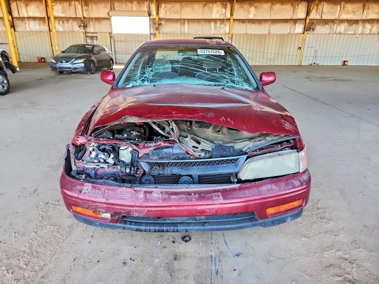 1994 Honda Accord Lx Burgundy vin: JHMCD563XRC037681