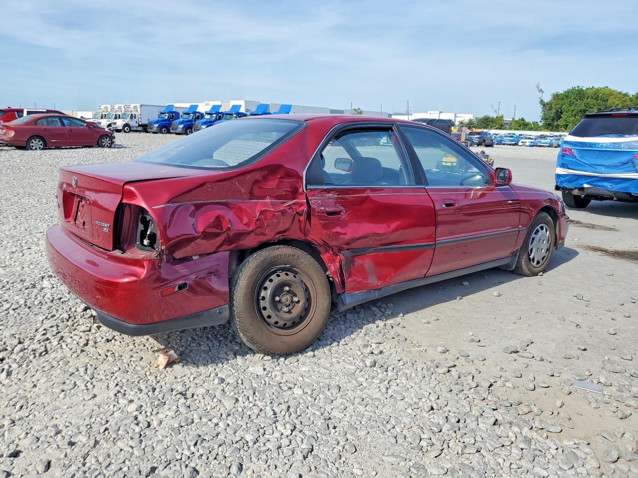 1994 Honda Accord Lx Бордовый vin: JHMCD5641RC033530