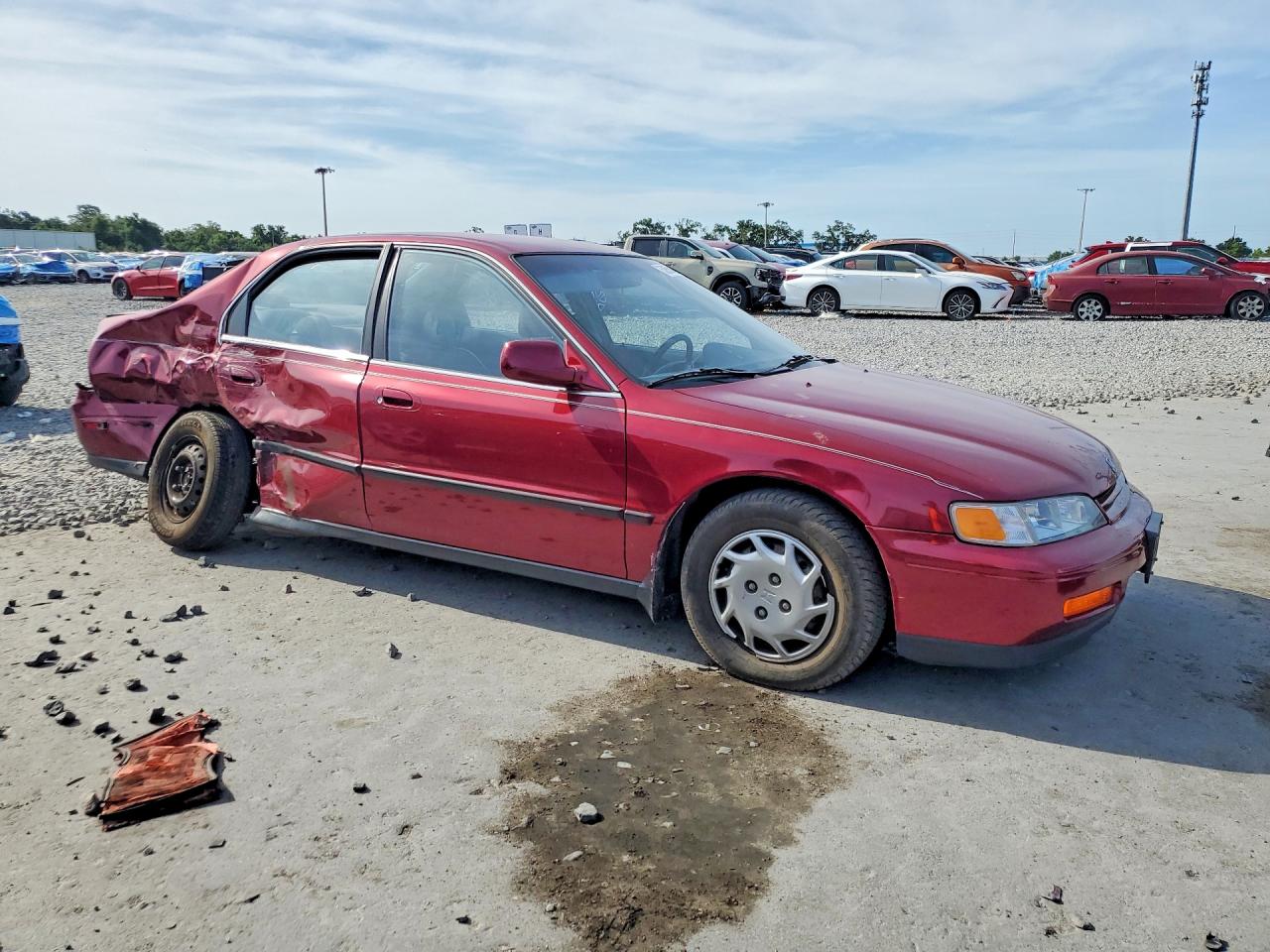 1994 Honda Accord Lx Бордовый vin: JHMCD5641RC033530