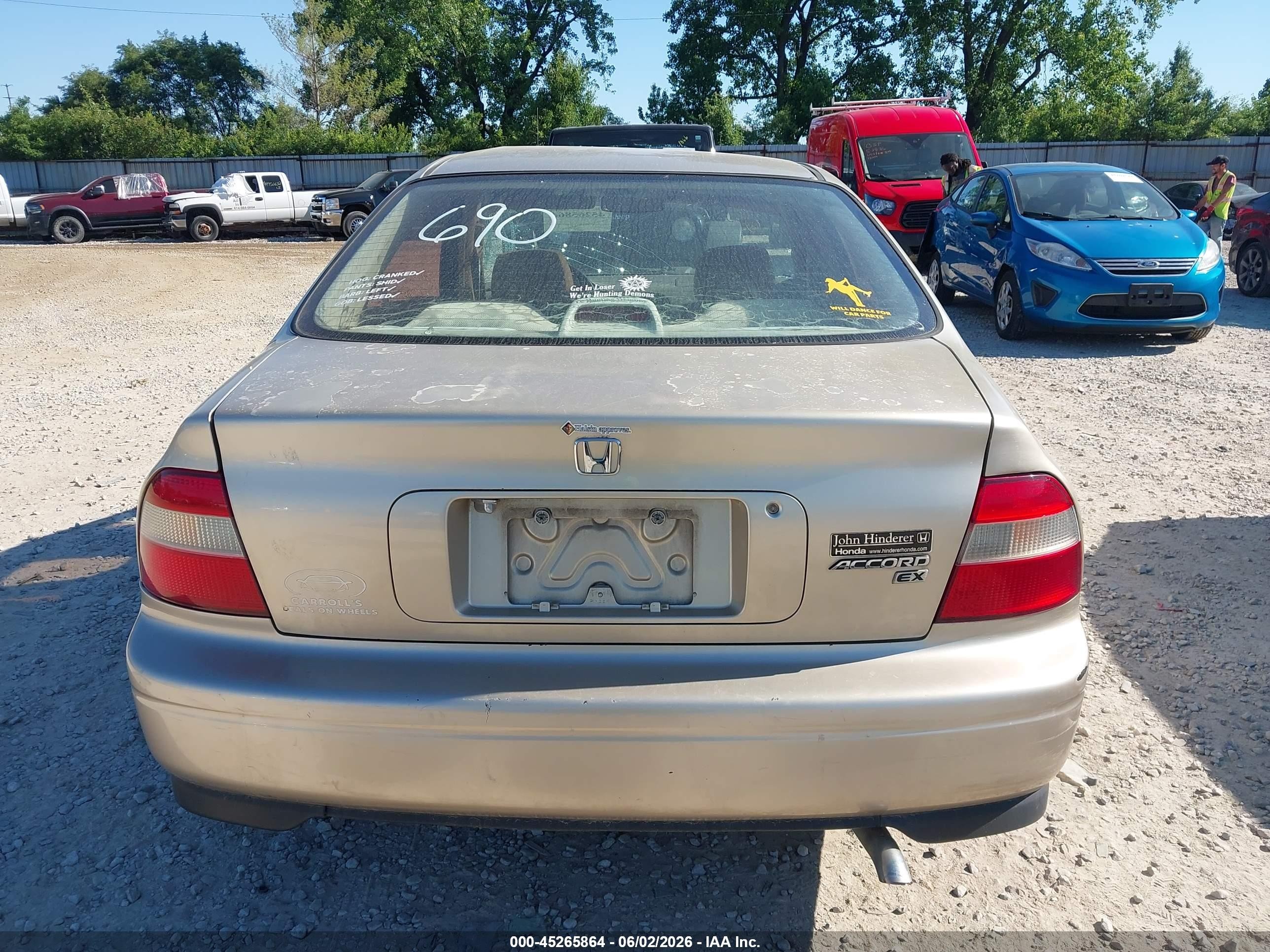 1994 Honda Accord Ex Tan vin: JHMCD5651RC061501