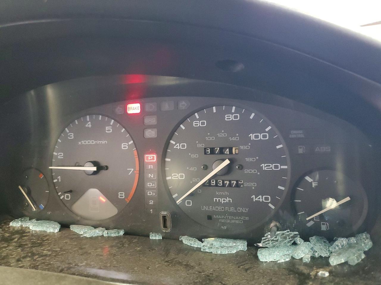 1995 Honda Accord Ex Maroon vin: JHMCD5655SC002554