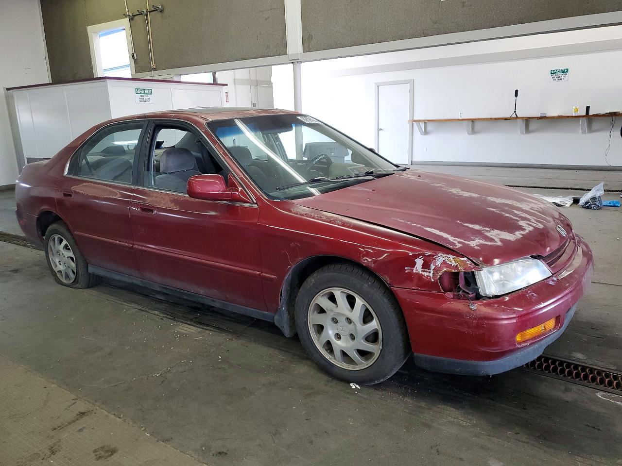 1995 Honda Accord Ex Maroon vin: JHMCD5655SC002554