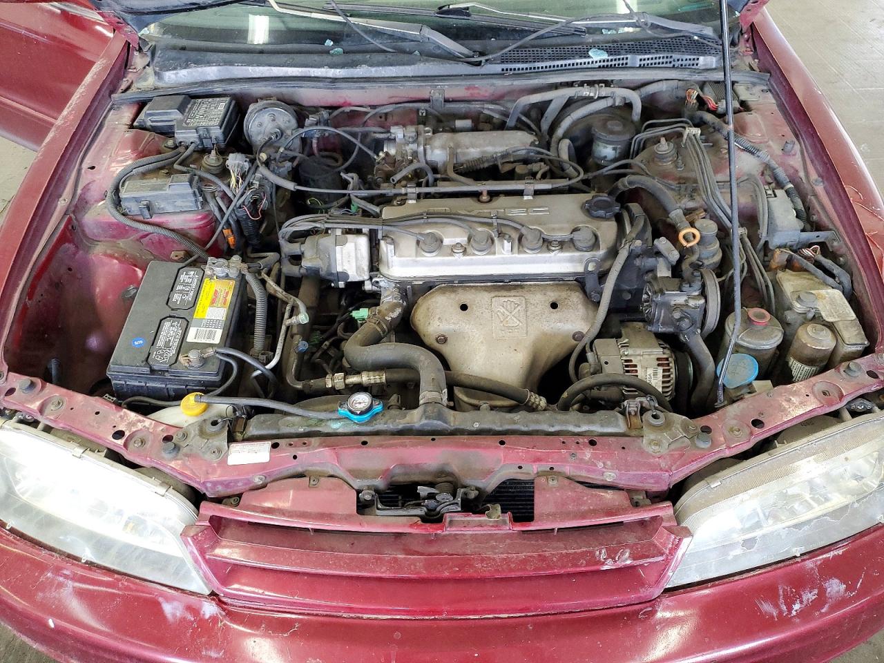 1995 Honda Accord Ex Maroon vin: JHMCD5655SC002554