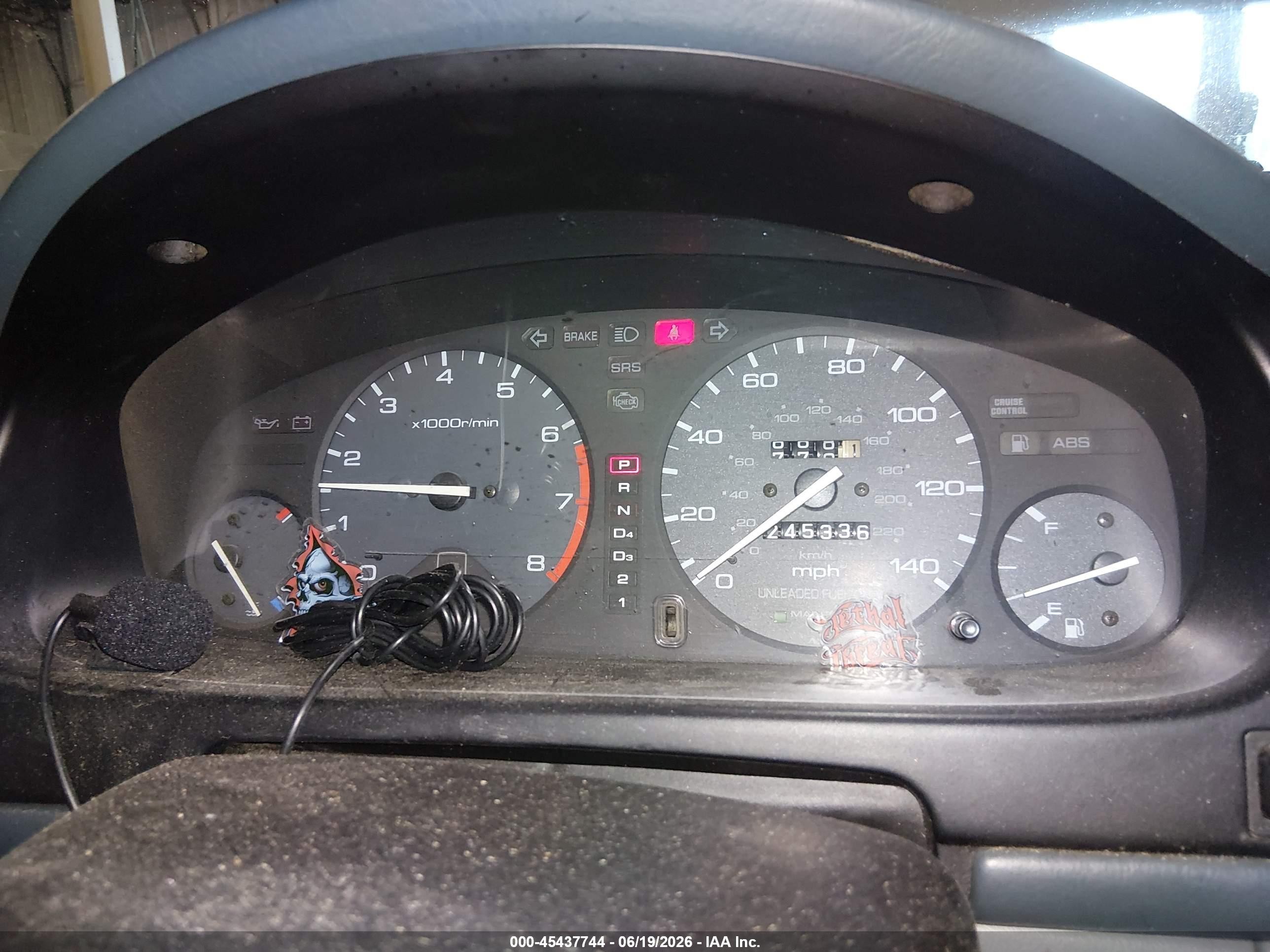 1994 Honda Accord Ex Silver vin: JHMCD565XRC094691