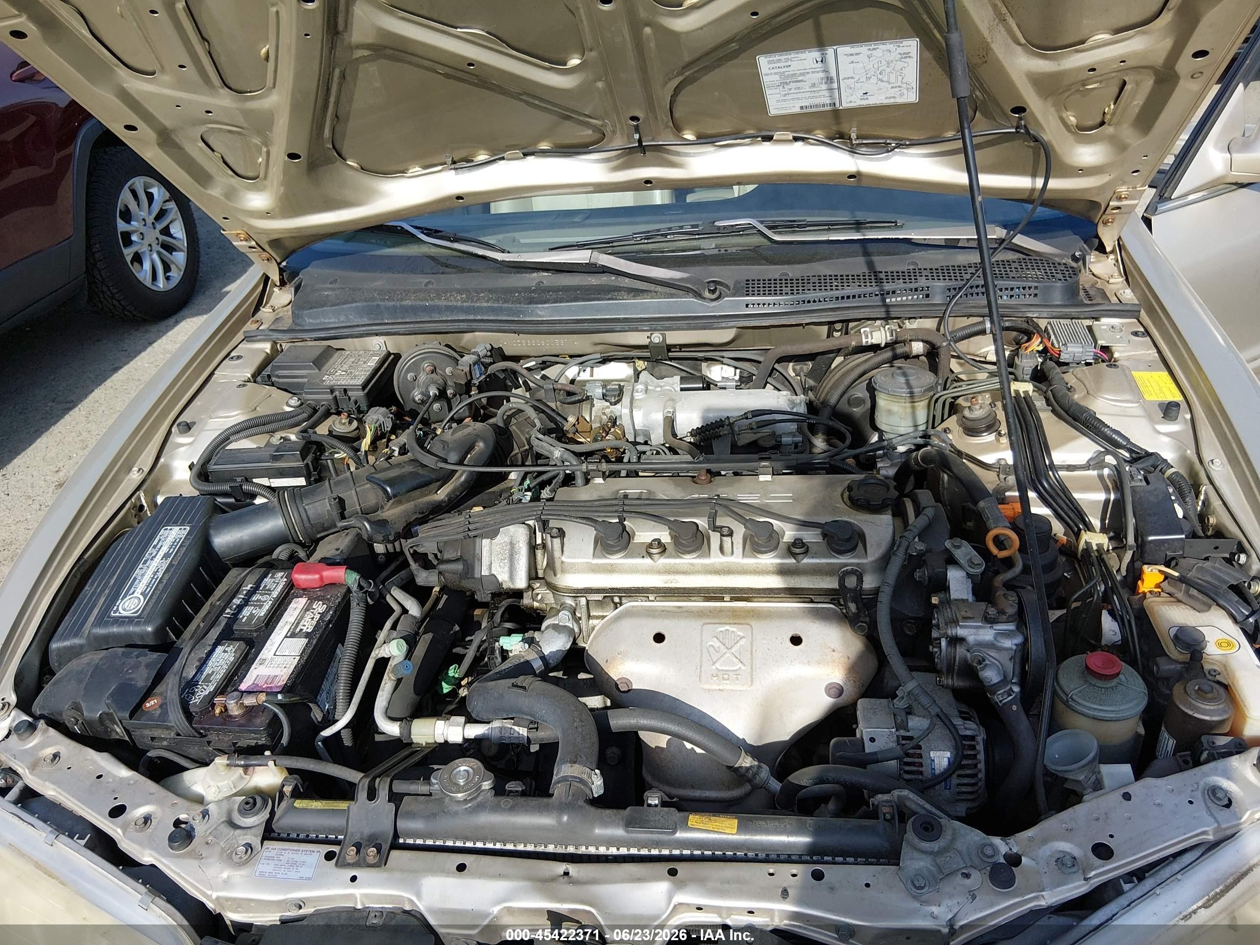 1995 Honda Accord Ex Gold vin: JHMCD5662SC053714