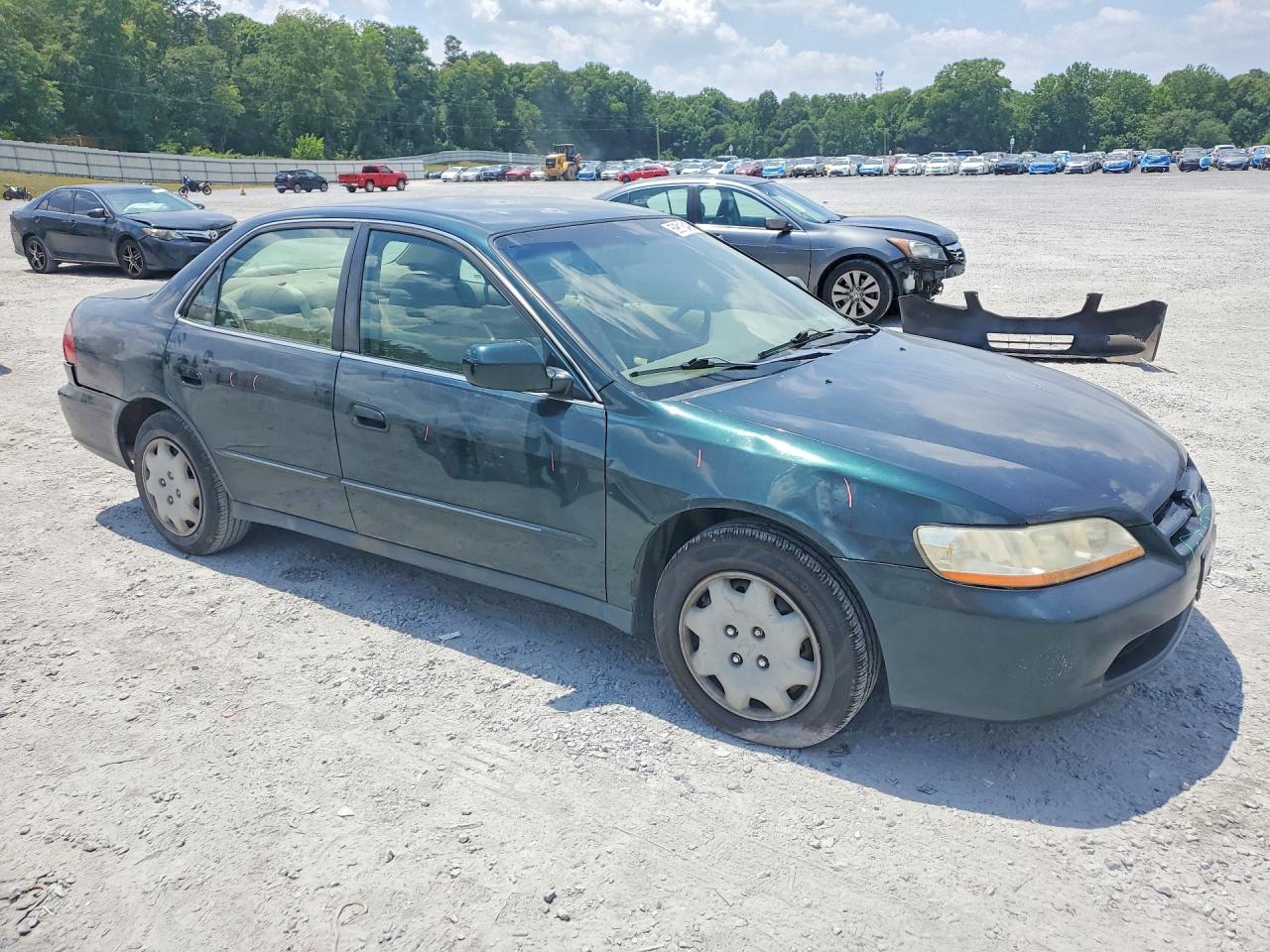 1999 Honda Accord Lx Green vin: JHMCG5542XC034188