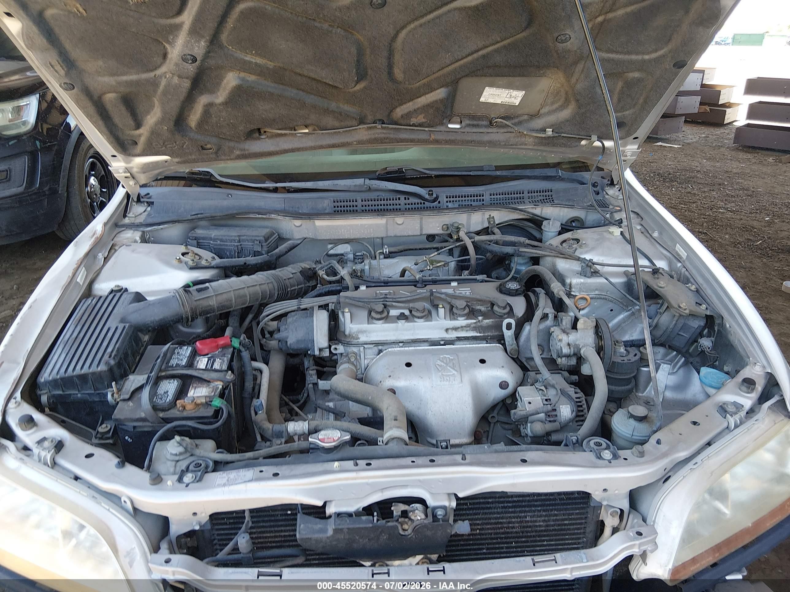 1999 Honda Accord Lx Silver vin: JHMCG5548XC043851