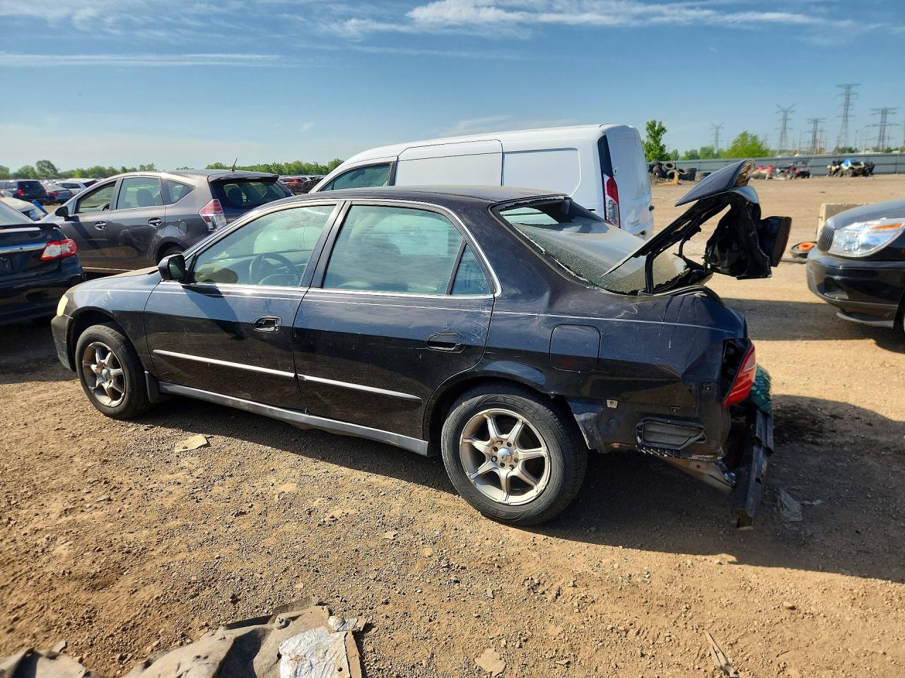 1999 Honda Accord Lx Black vin: JHMCG5548XC051951