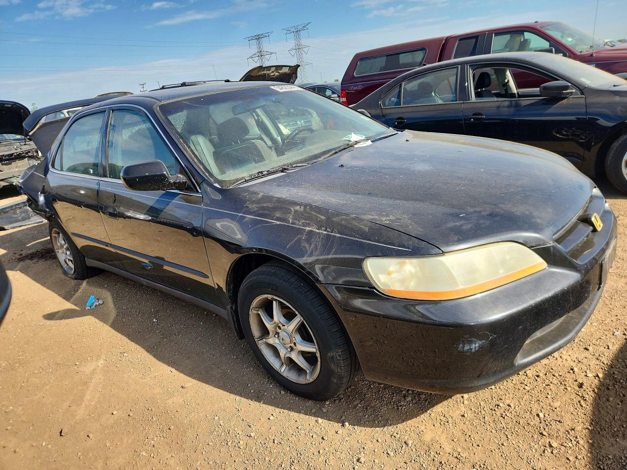 1999 Honda Accord Lx Black vin: JHMCG5548XC051951