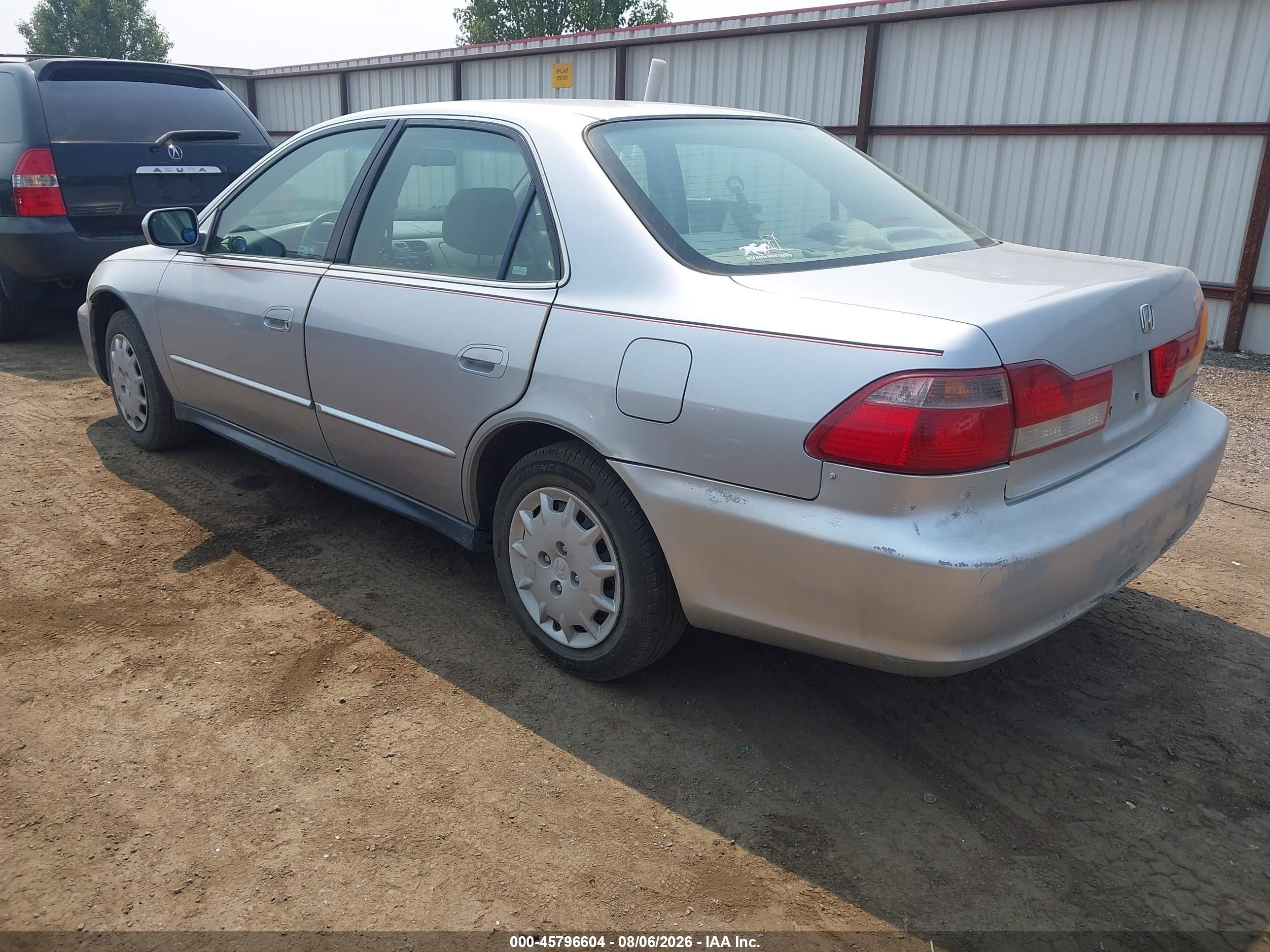 2002 Honda Accord 2.3 Lx Silver vin: JHMCG55492C033385