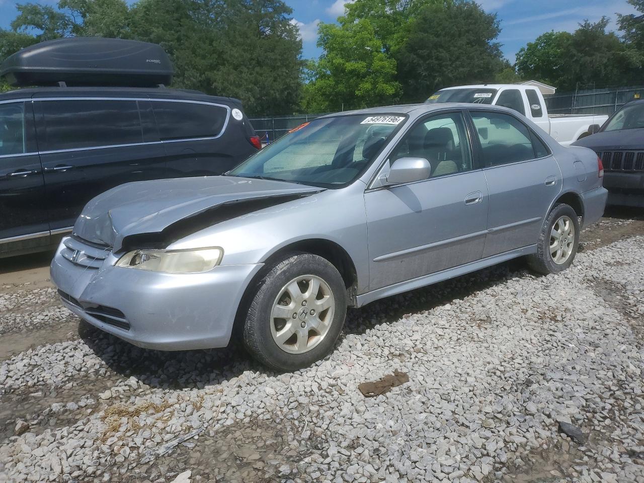 2001 Honda Accord Ex Silver vin: JHMCG55601C014305
