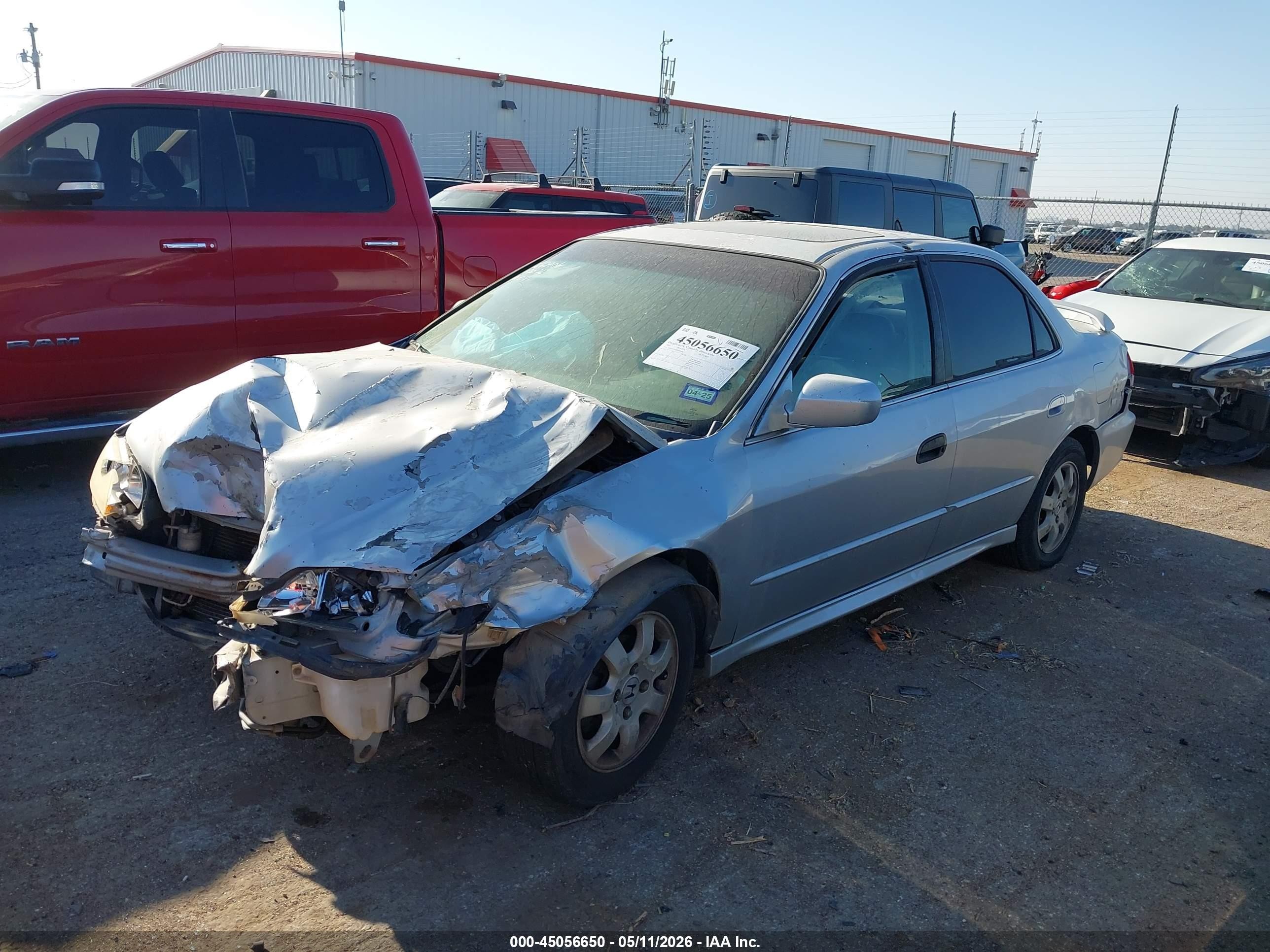 2001 Honda Accord 2.3 Ex Silver vin: JHMCG55671C006086