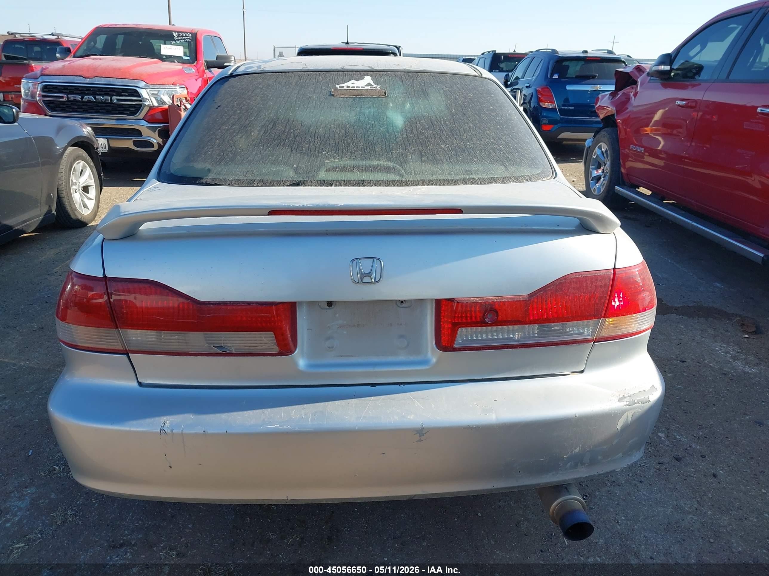 2001 Honda Accord 2.3 Ex Silver vin: JHMCG55671C006086