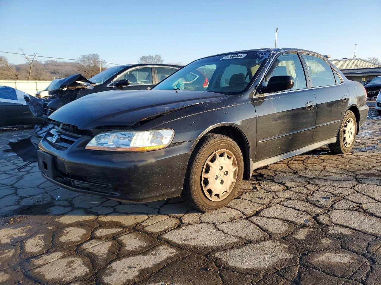 2001 Honda Accord Lx Black vin: JHMCG56411C000295