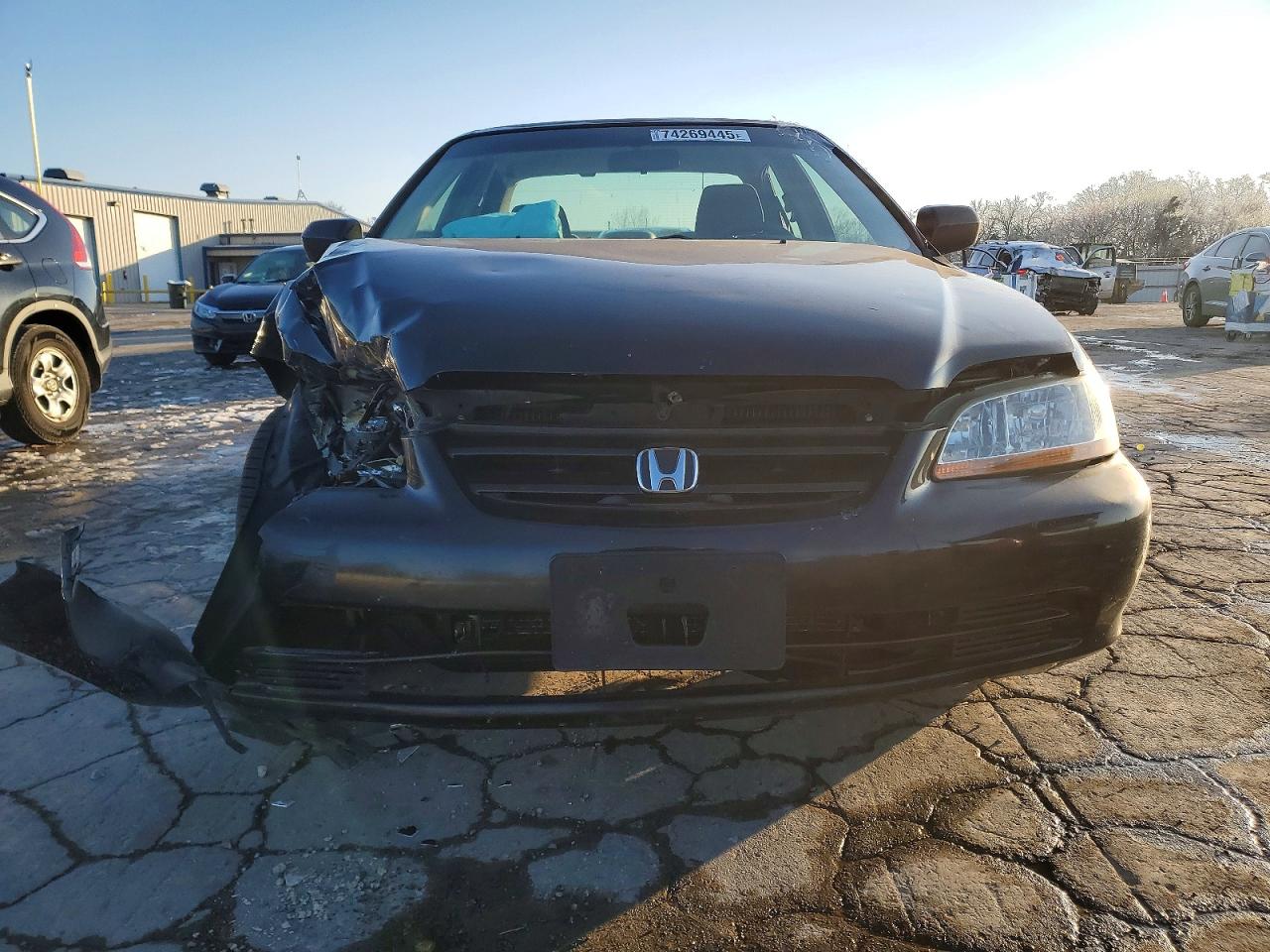 2001 Honda Accord Lx Black vin: JHMCG56411C000295