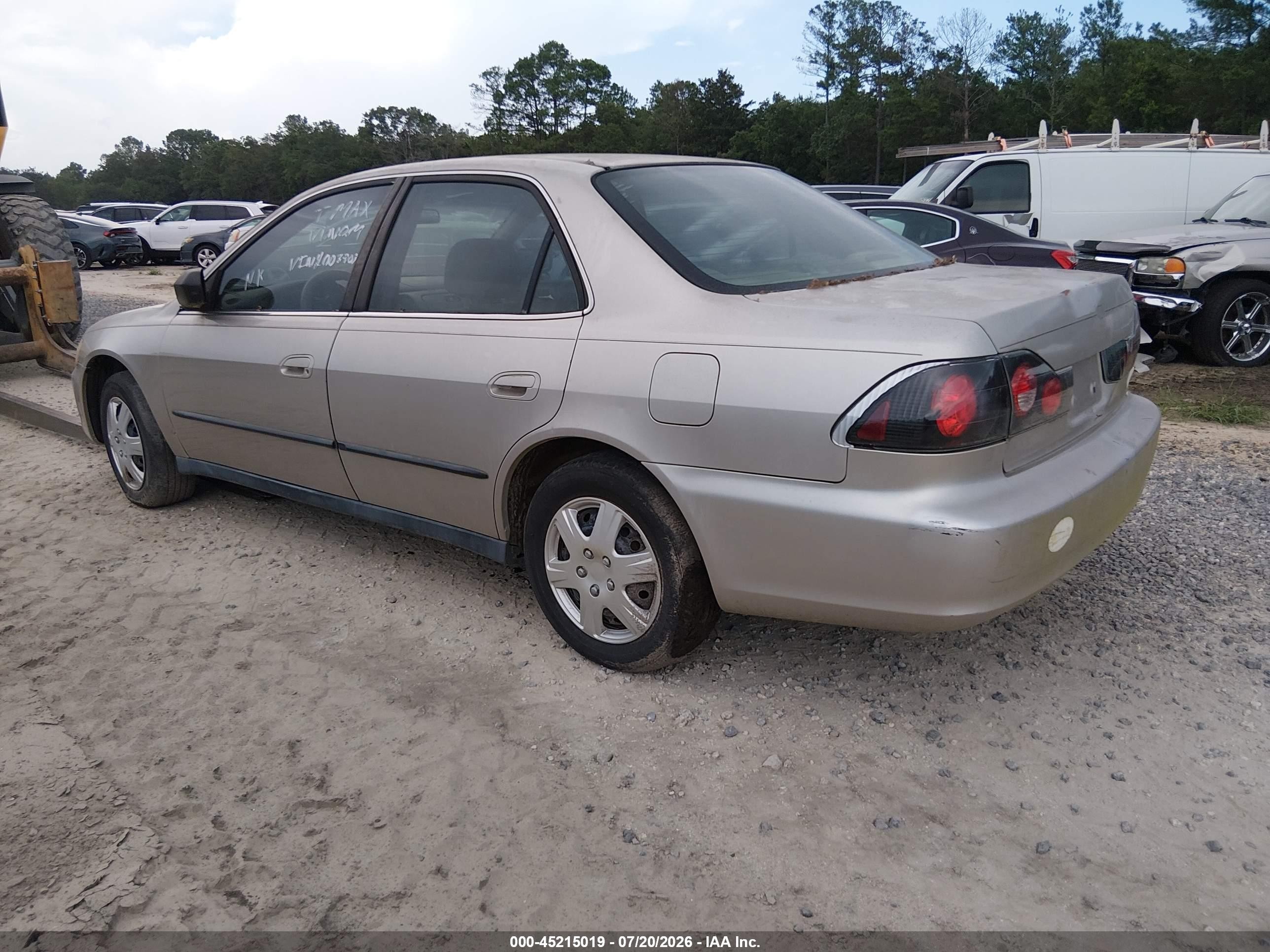 1999 Honda Accord Lx Beige vin: JHMCG5641XC003903