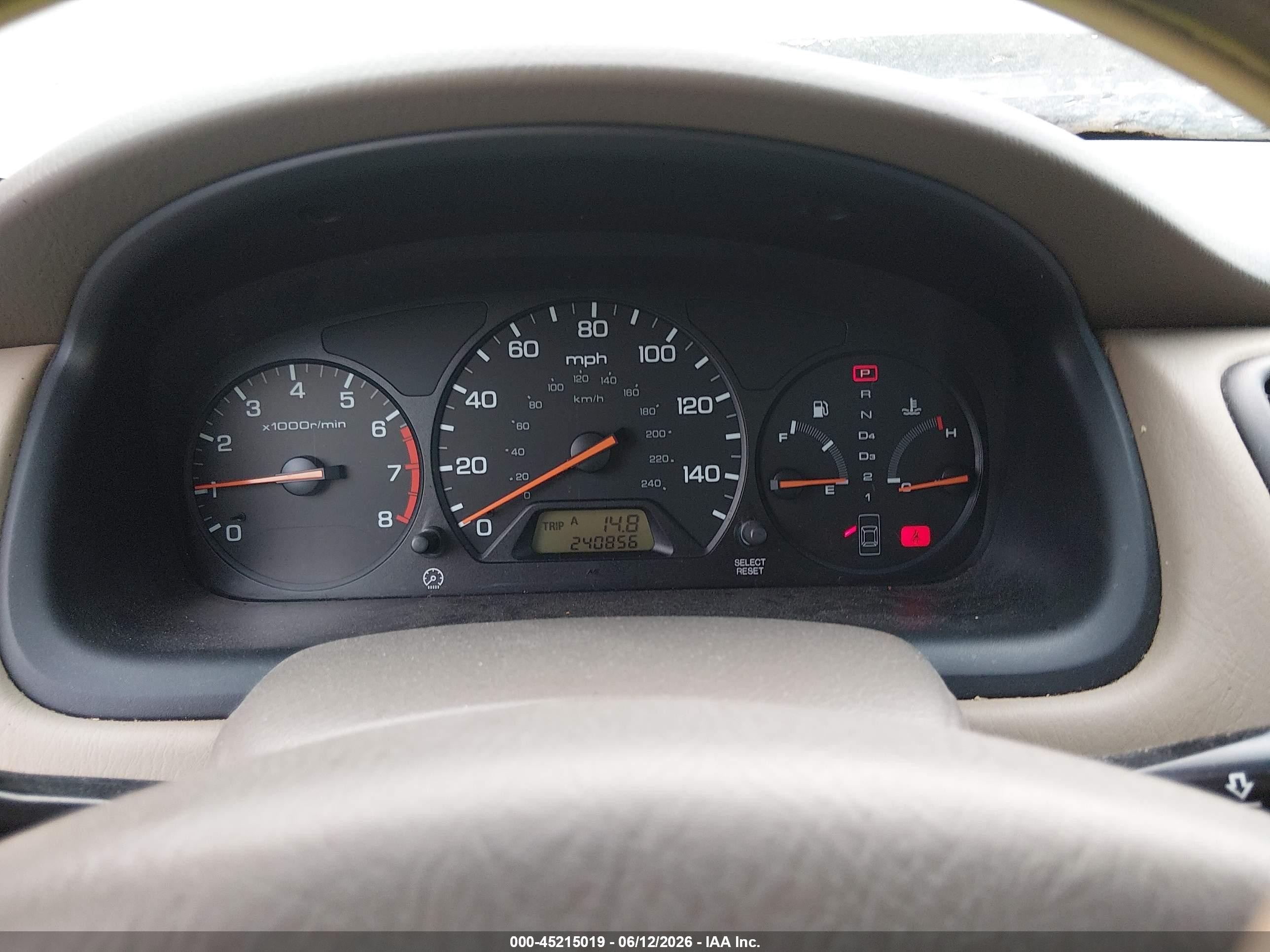 1999 Honda Accord Lx Beige vin: JHMCG5641XC003903