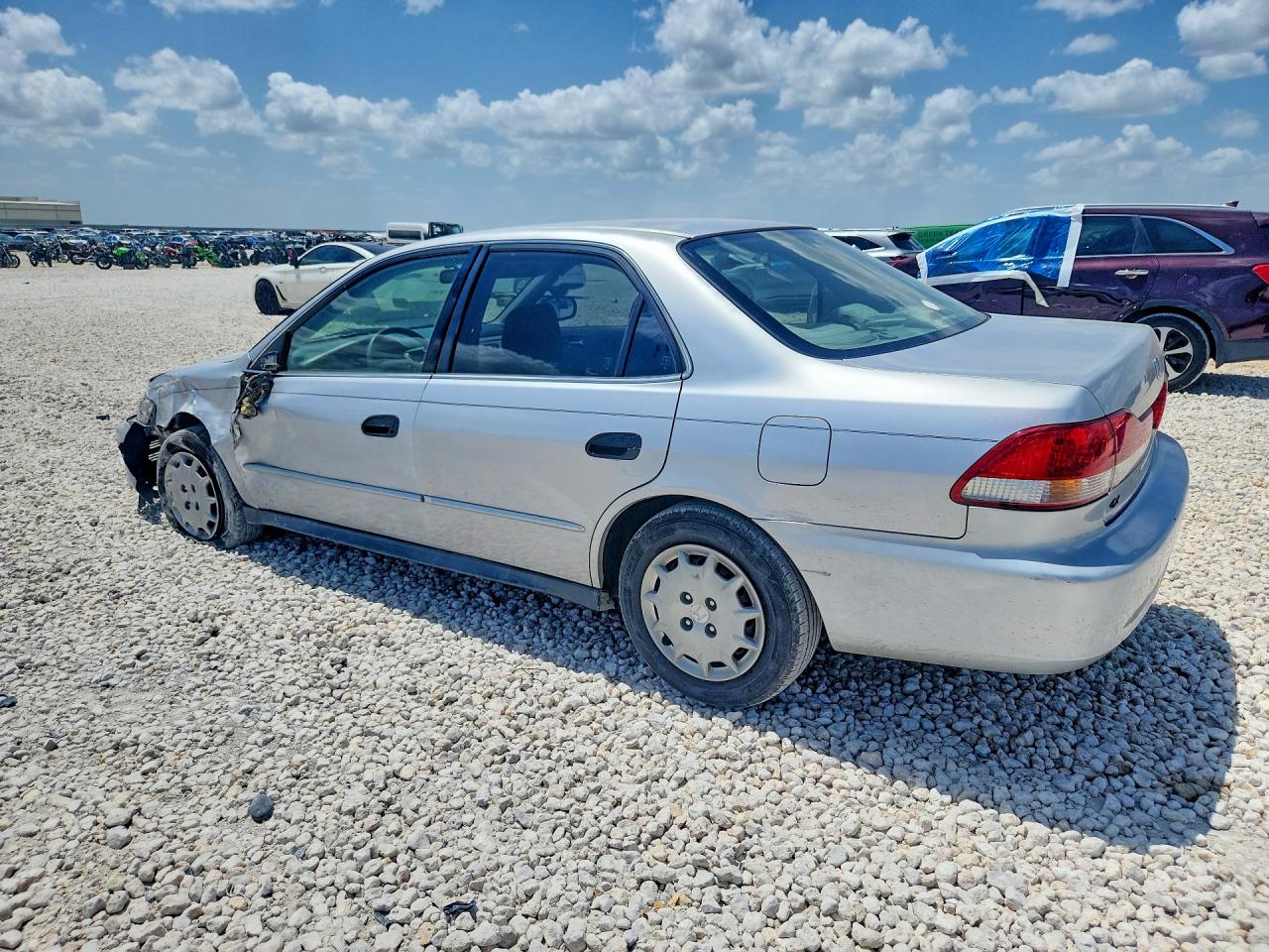 2001 Honda Accord Lx Silver vin: JHMCG56421C011256