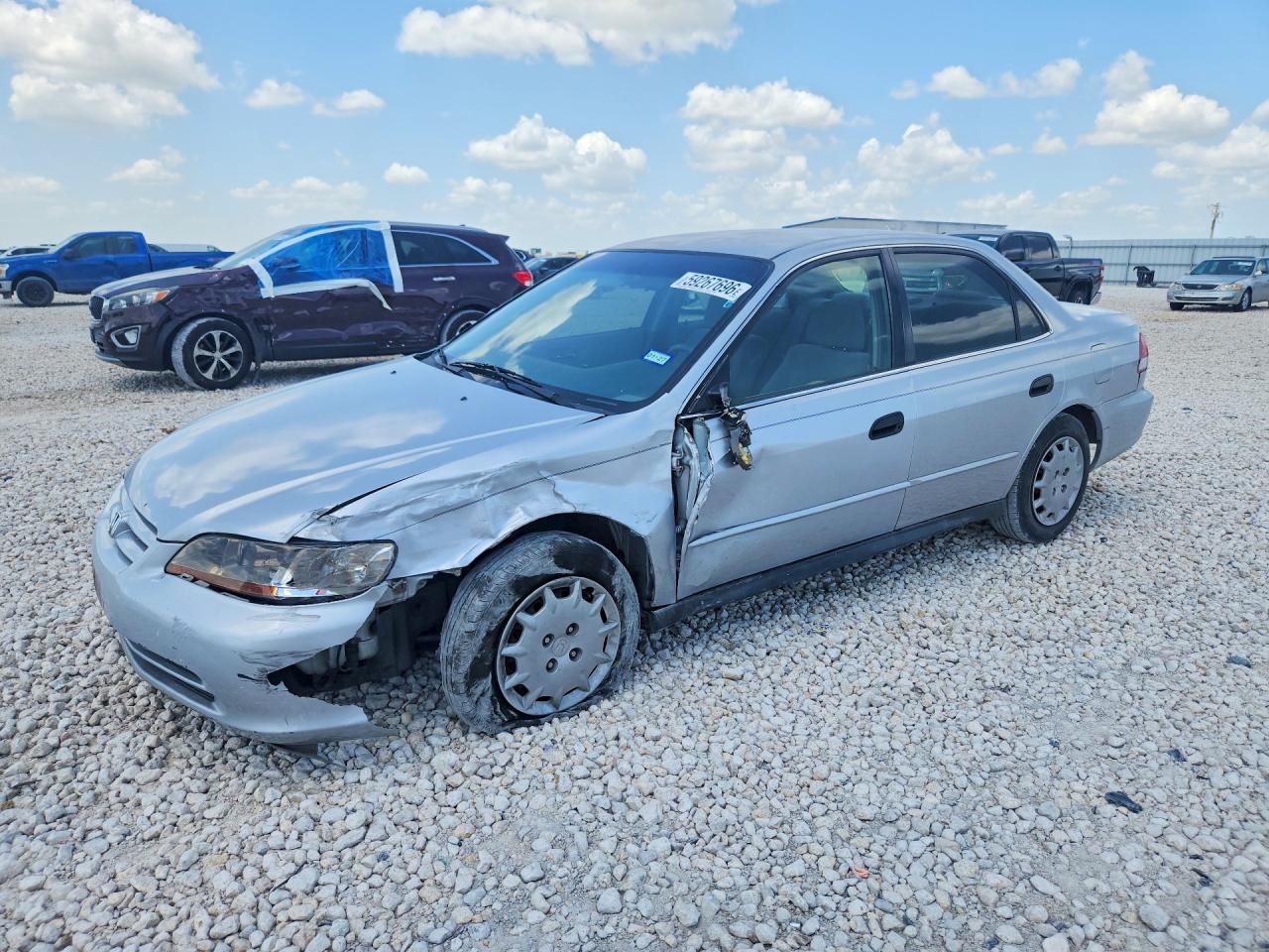 2001 Honda Accord Lx Silver vin: JHMCG56421C011256