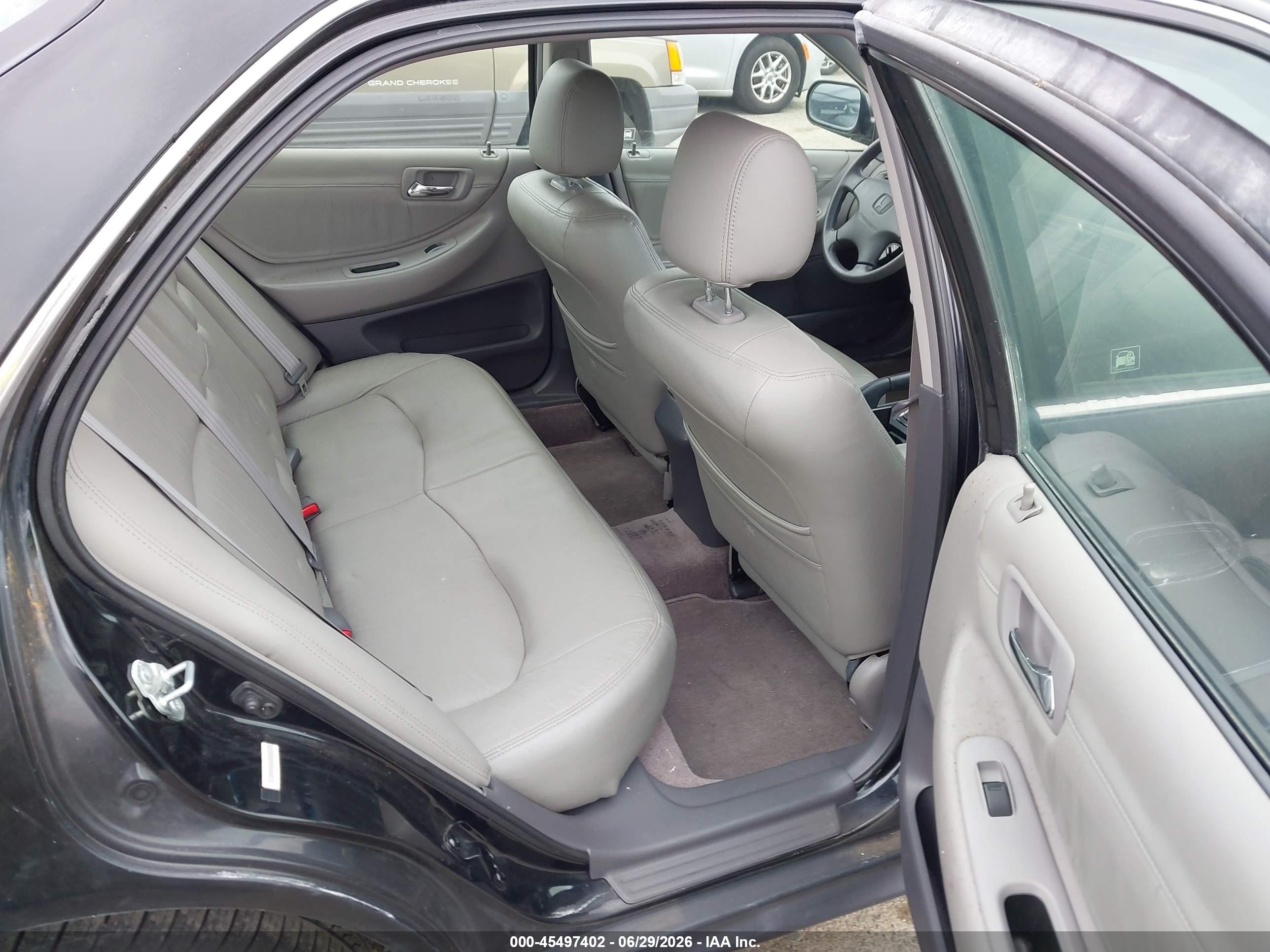 2002 Honda Accord 2.3 Lx Black vin: JHMCG56442C027251