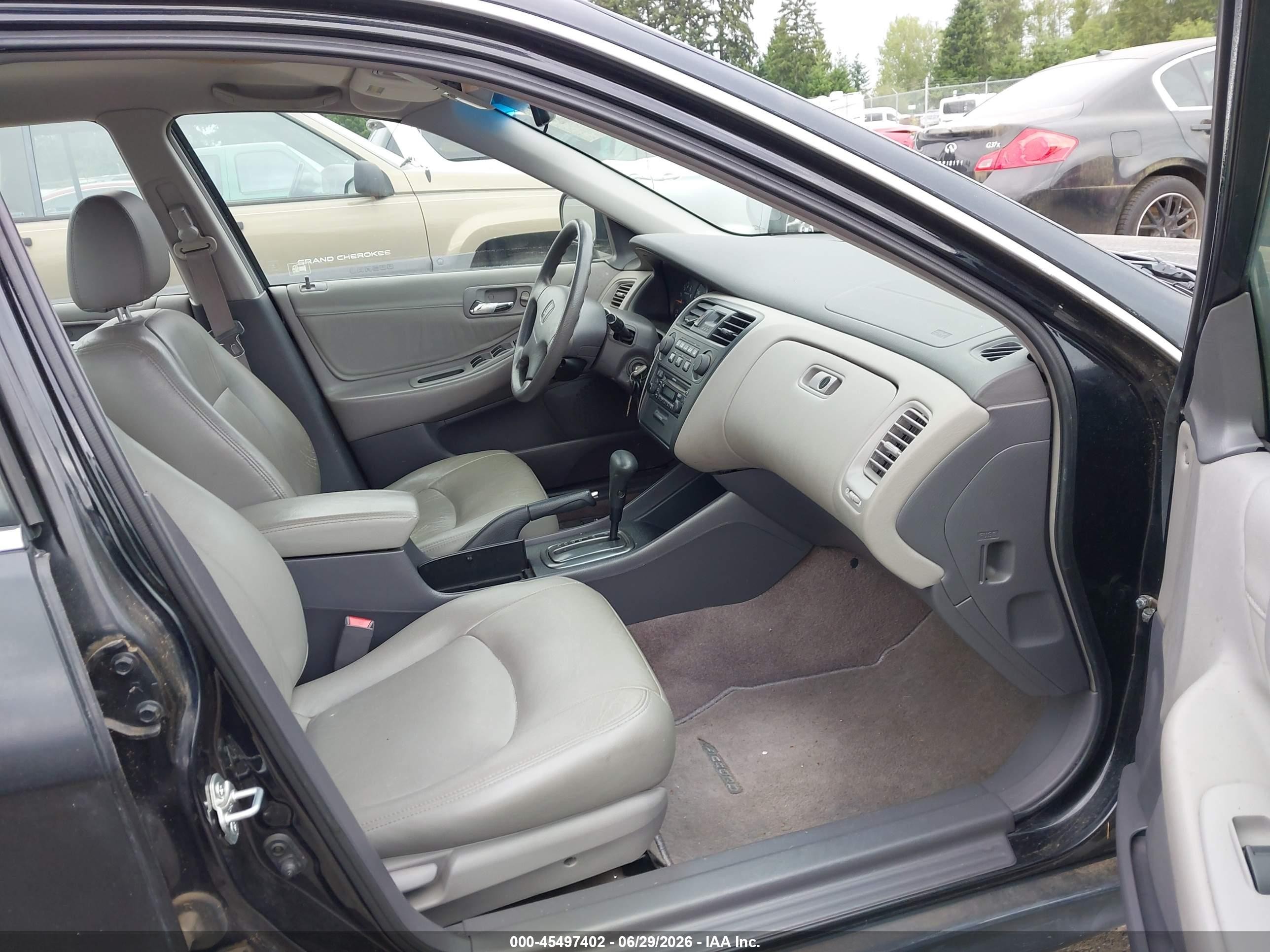 2002 Honda Accord 2.3 Lx Black vin: JHMCG56442C027251