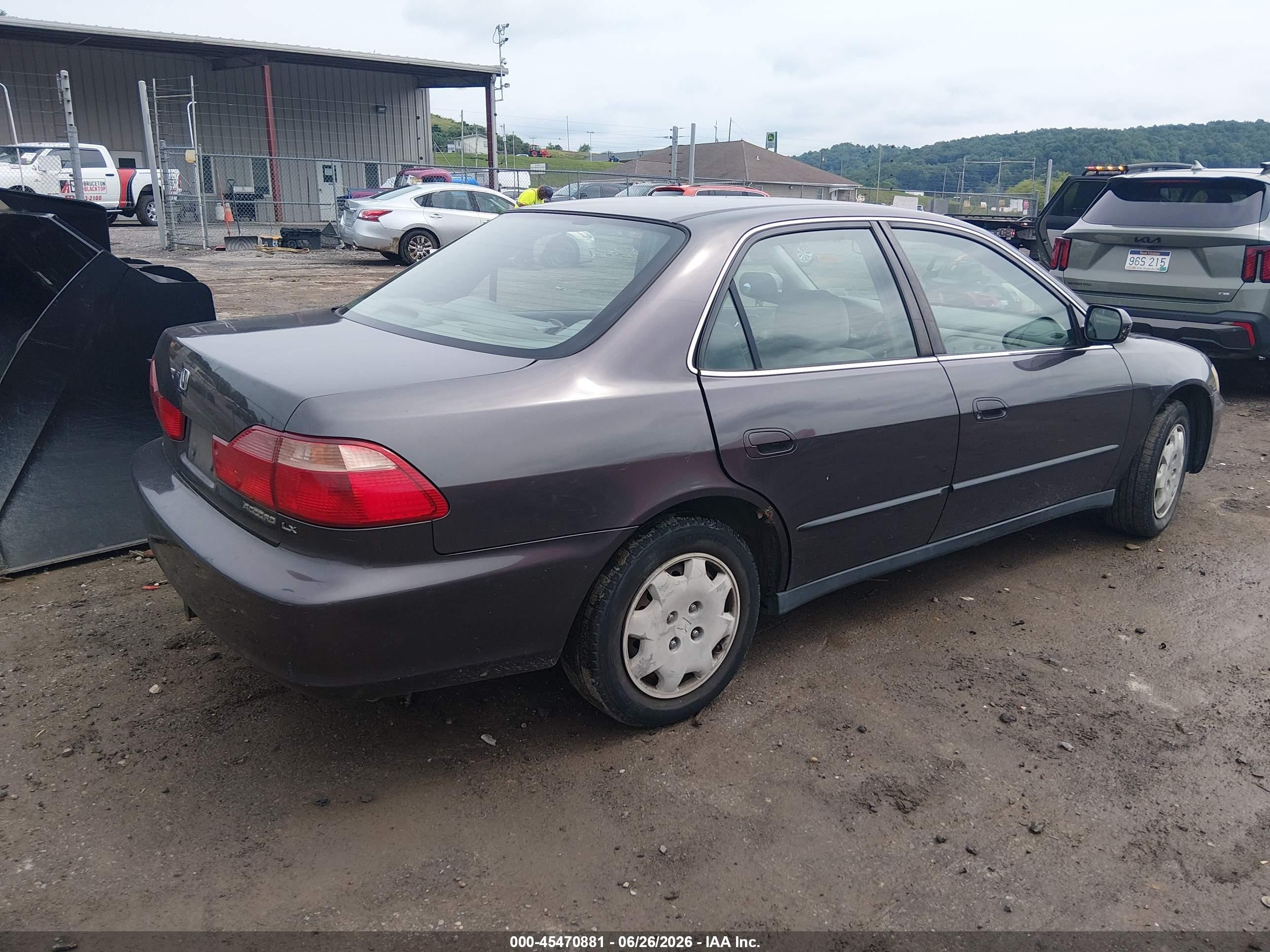 1999 Honda Accord Lx Gray vin: JHMCG5644XC021618