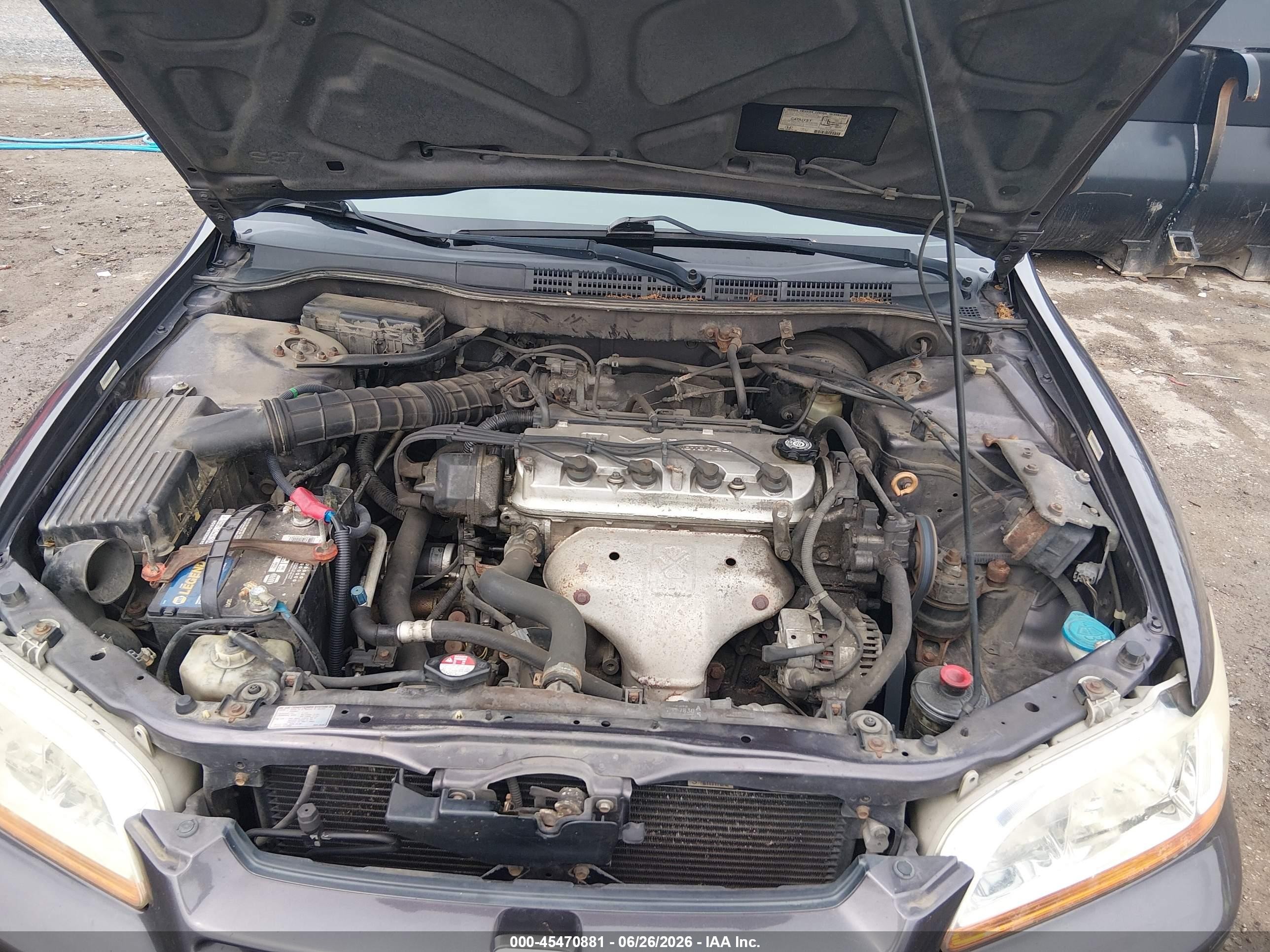 1999 Honda Accord Lx Gray vin: JHMCG5644XC021618