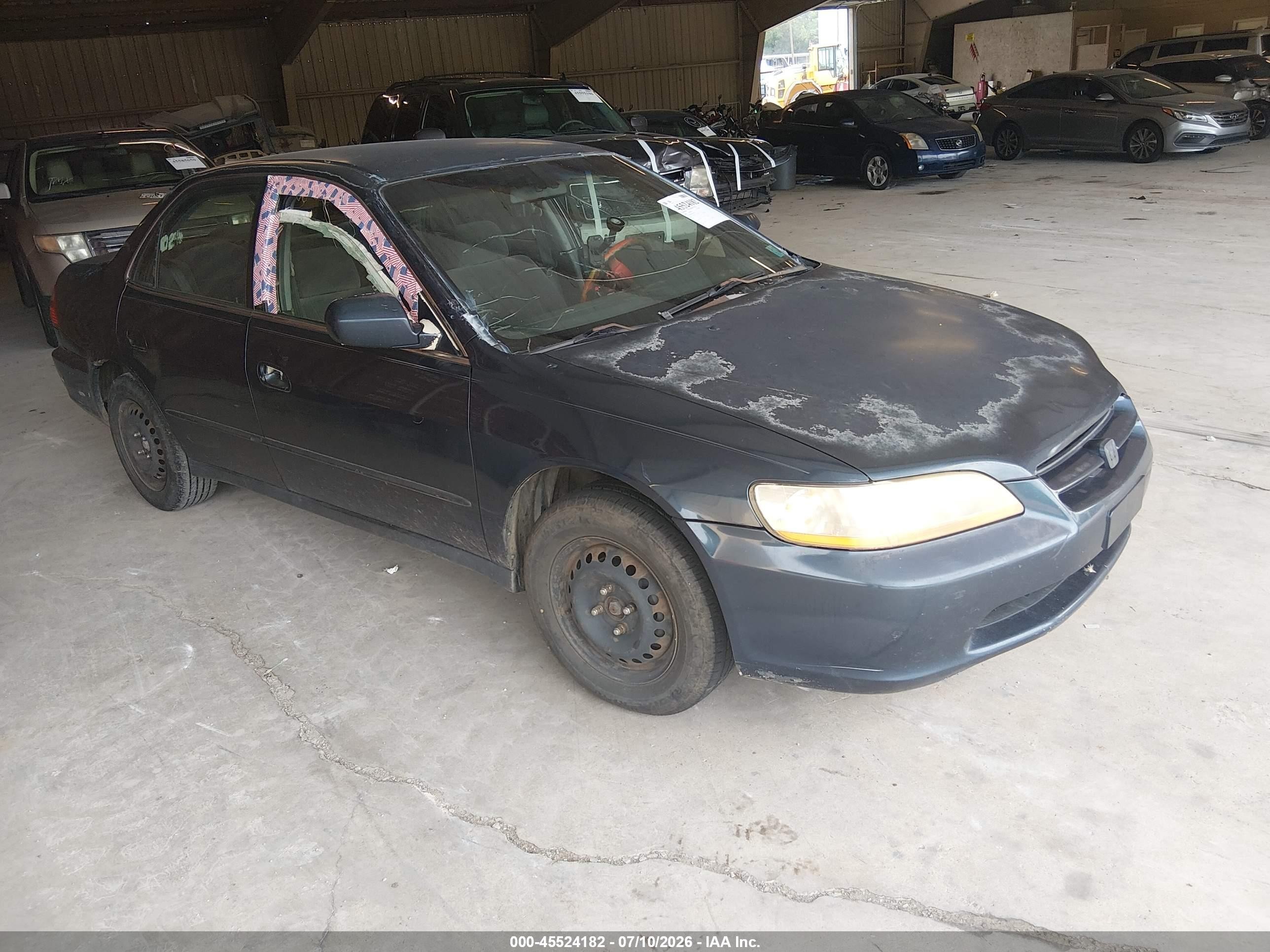 2000 Honda Accord 2.3 Lx Blue vin: JHMCG5644YC016520