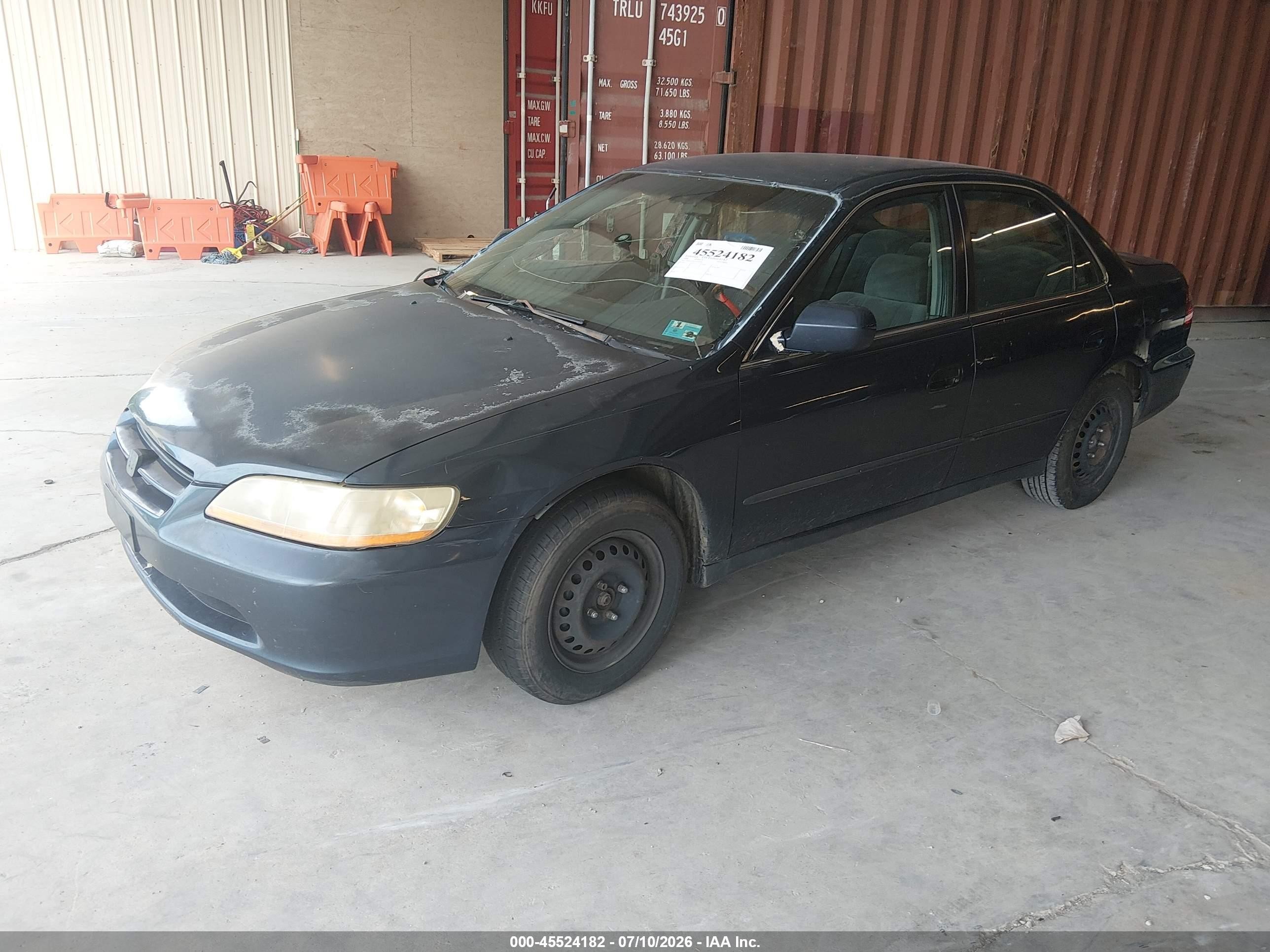 2000 Honda Accord 2.3 Lx Blue vin: JHMCG5644YC016520