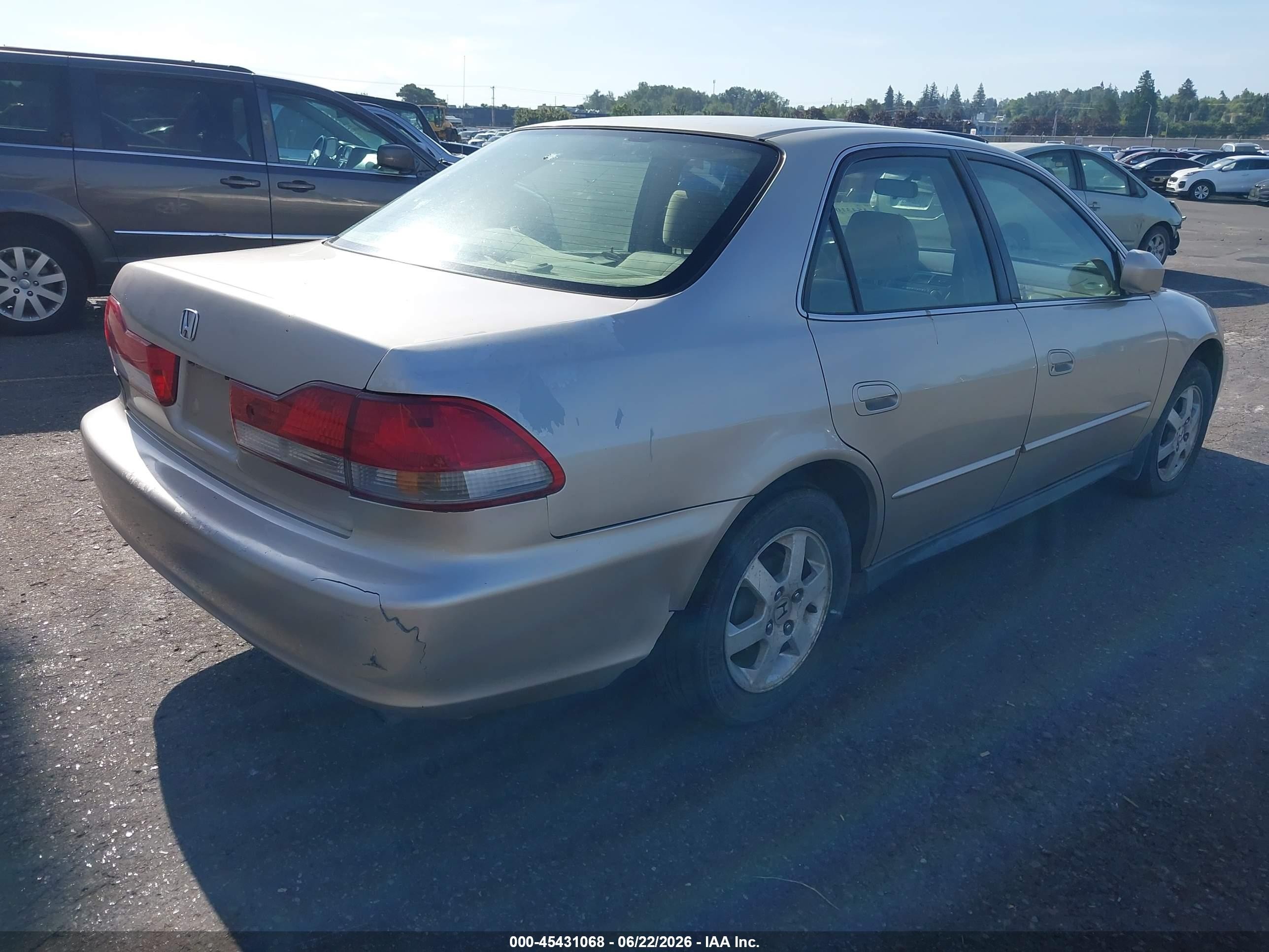 2001 Honda Accord 2.3 Lx Gold vin: JHMCG56451C007511