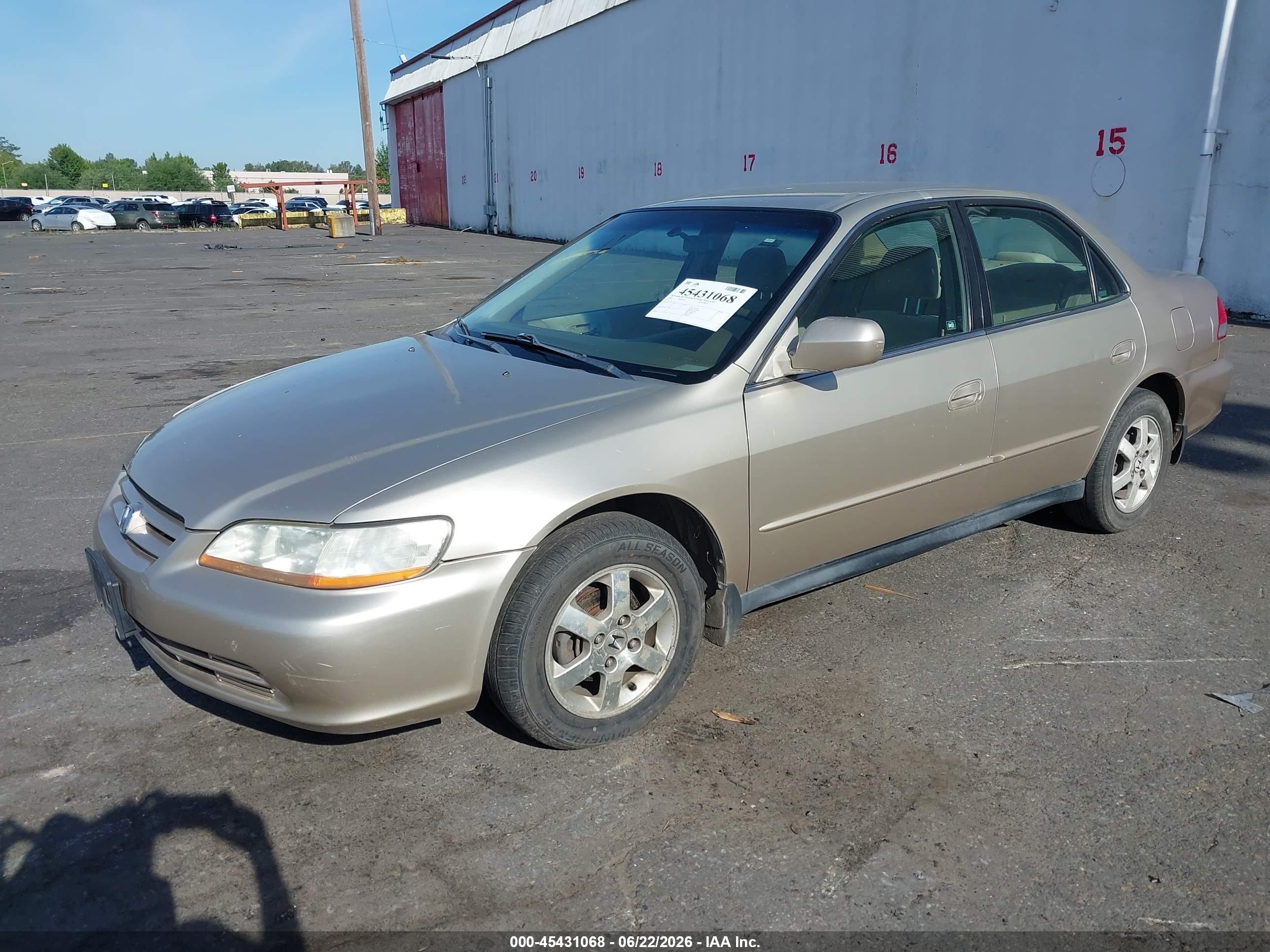 2001 Honda Accord 2.3 Lx Gold vin: JHMCG56451C007511