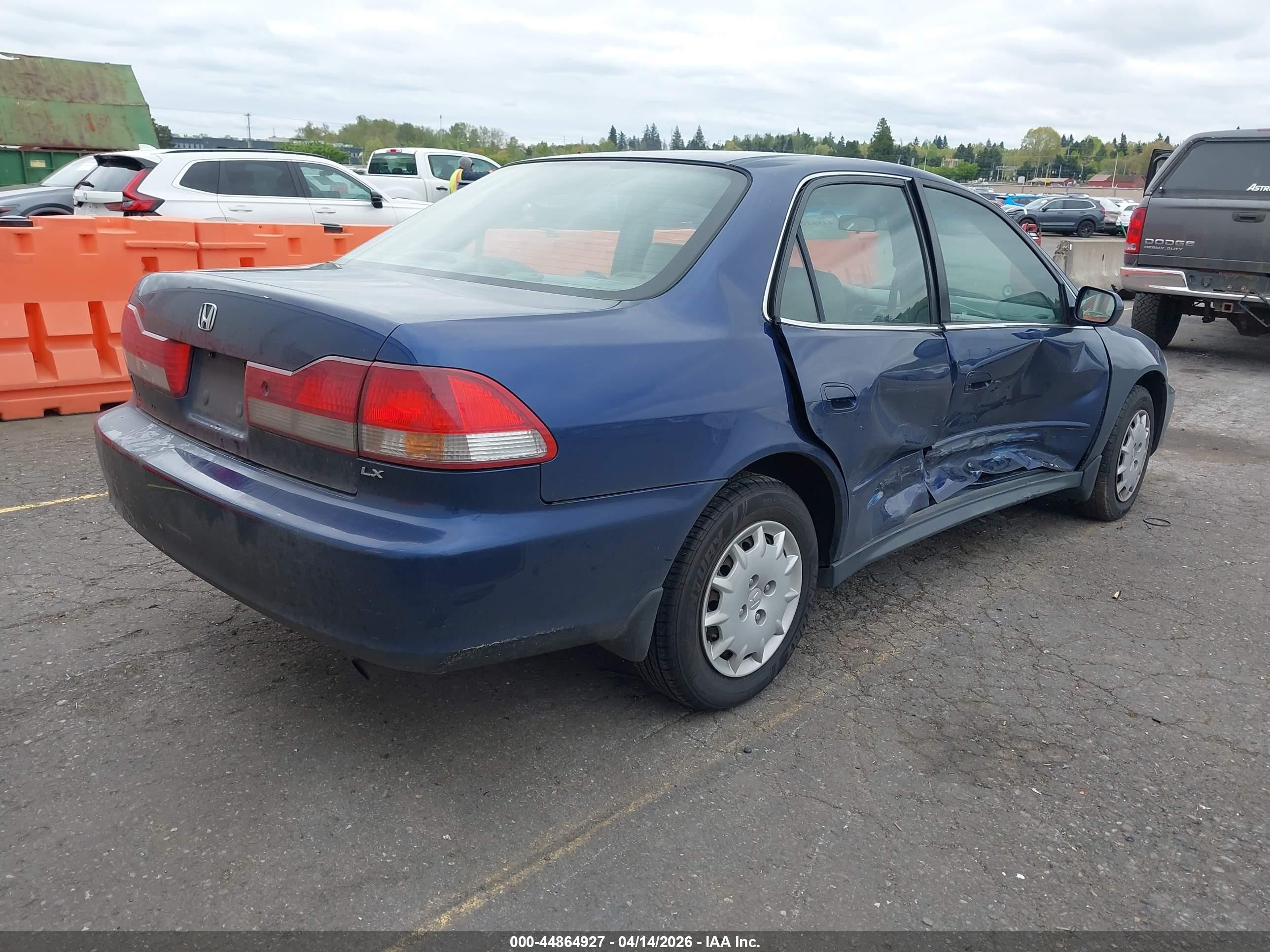 2001 Honda Accord 2.3 Lx Blue vin: JHMCG56451C021506