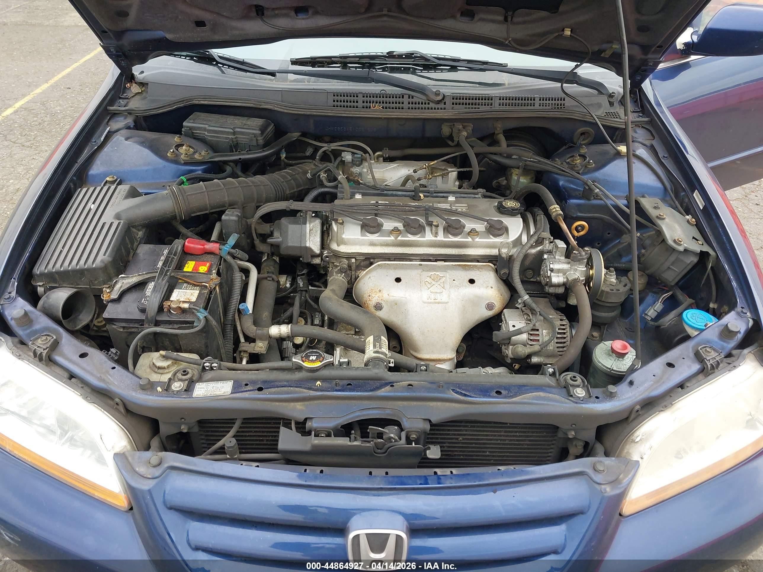2001 Honda Accord 2.3 Lx Blue vin: JHMCG56451C021506