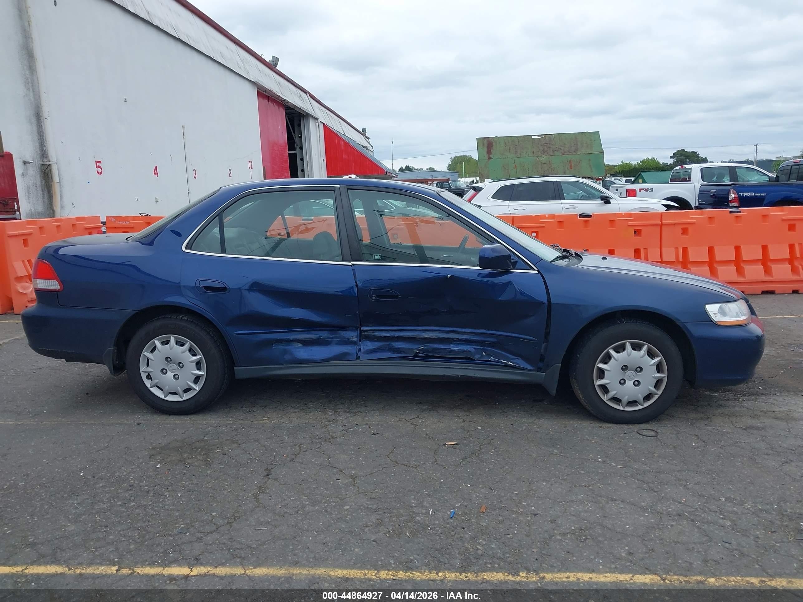 2001 Honda Accord 2.3 Lx Blue vin: JHMCG56451C021506