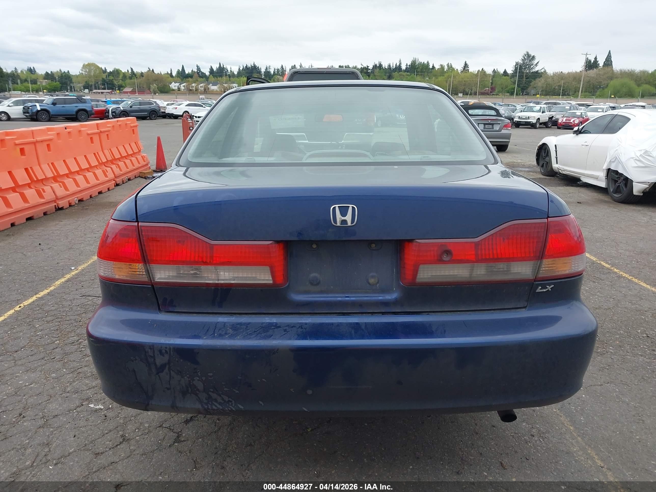 2001 Honda Accord 2.3 Lx Blue vin: JHMCG56451C021506