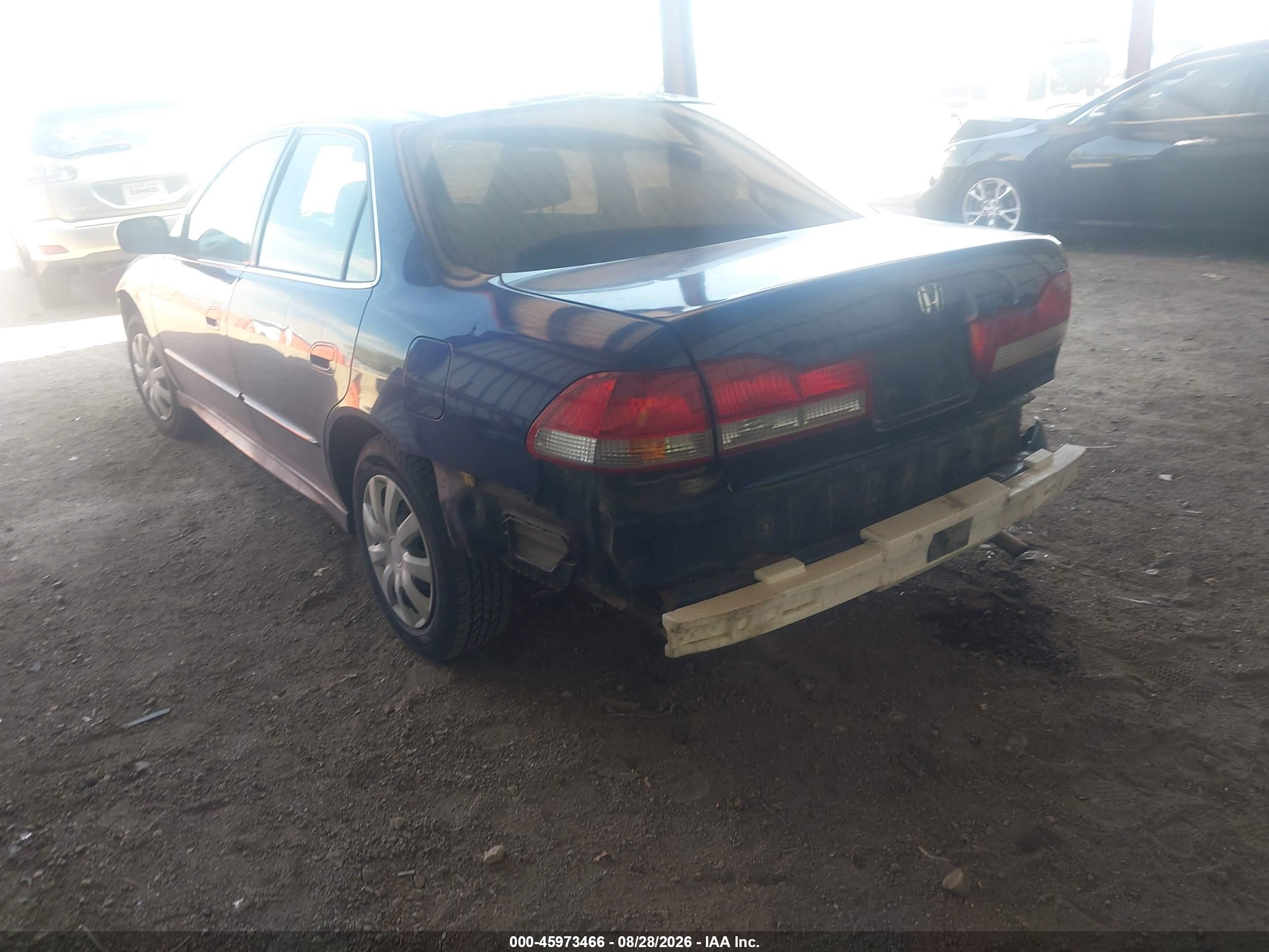 2002 Honda Accord 2.3 Lx Blue vin: JHMCG56452C001760