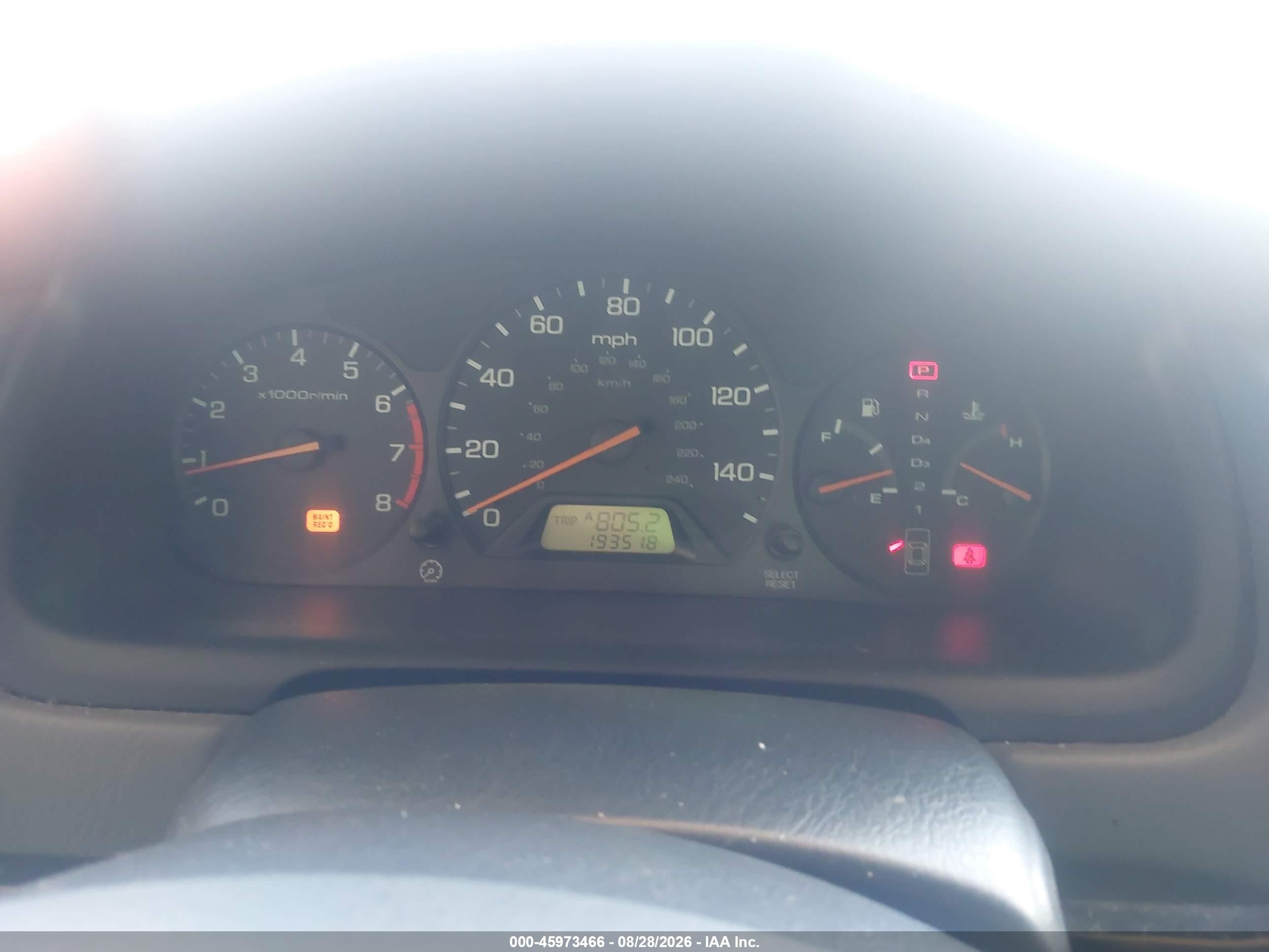 2002 Honda Accord 2.3 Lx Blue vin: JHMCG56452C001760