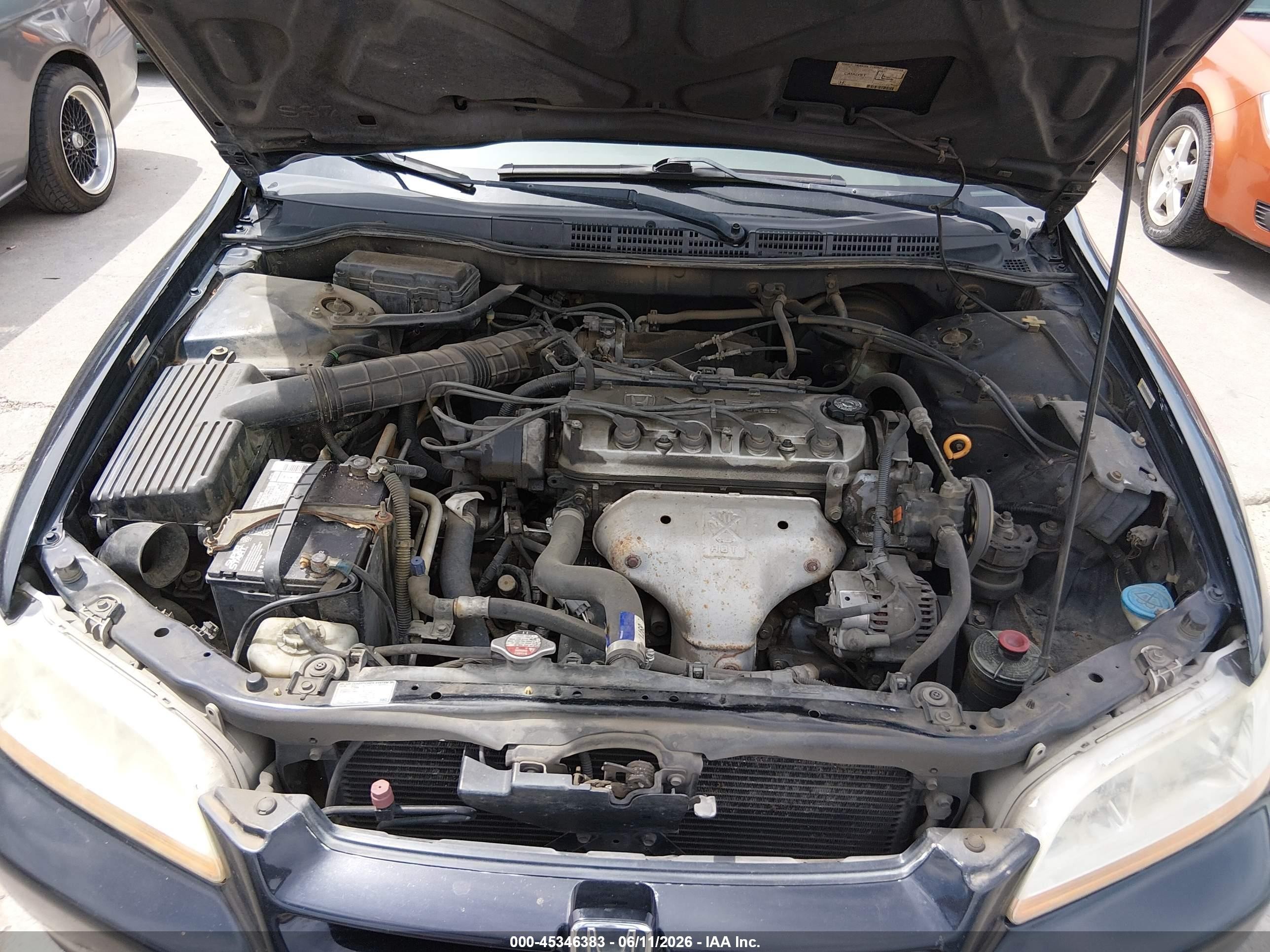 2000 Honda Accord 2.3 Lx Black vin: JHMCG5645YC039997