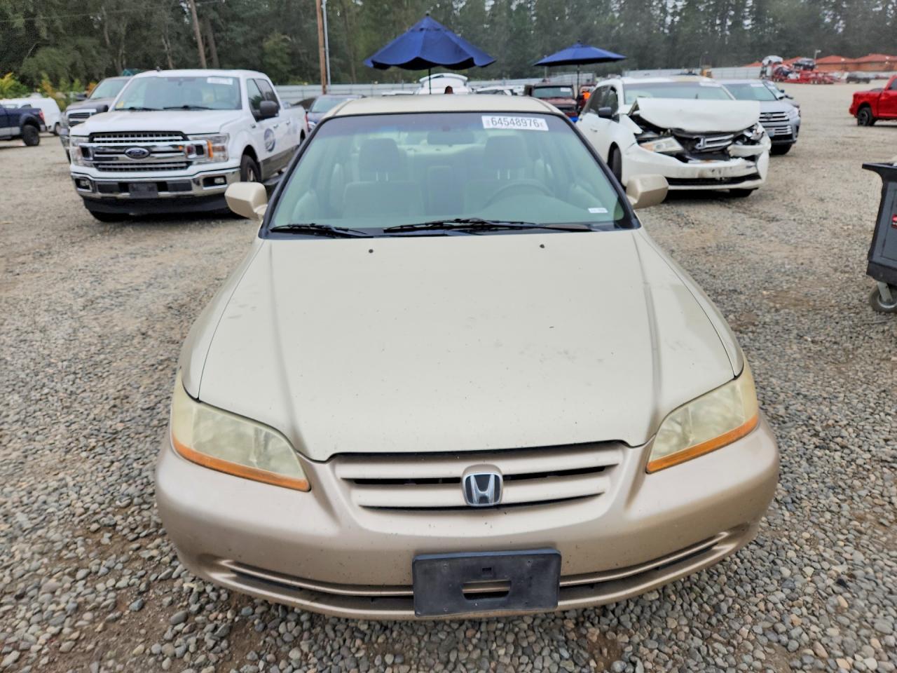2001 Honda Accord Lx Beige vin: JHMCG56461C005167