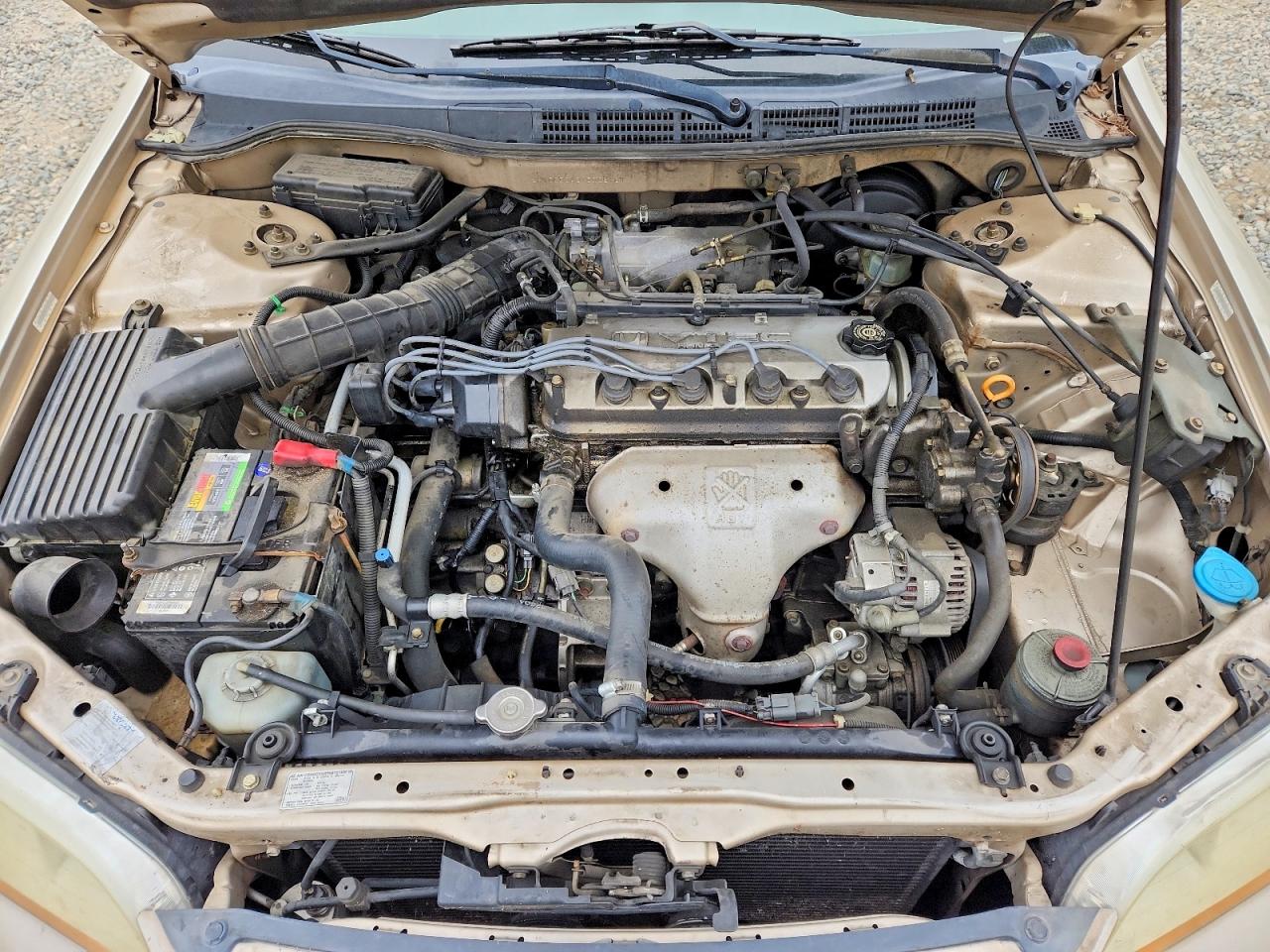 2001 Honda Accord Lx Beige vin: JHMCG56461C005167