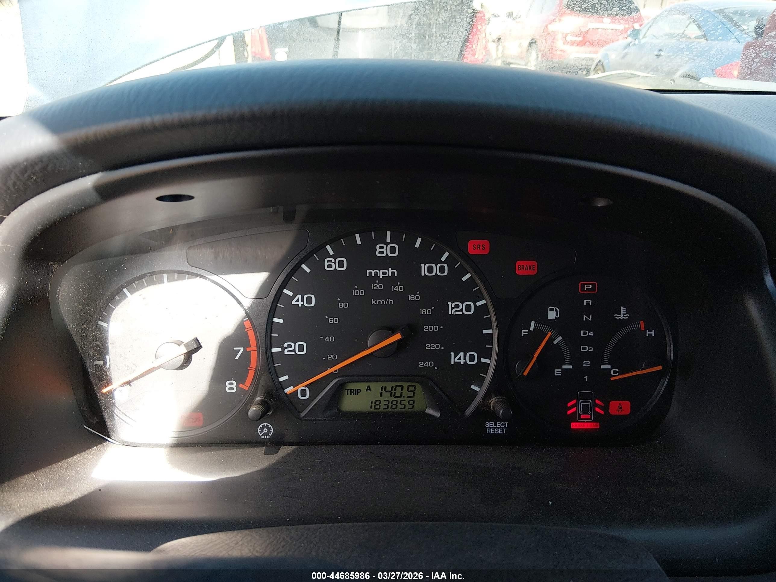 2001 Honda Accord 2.3 Lx Dark Blue vin: JHMCG56461C028688