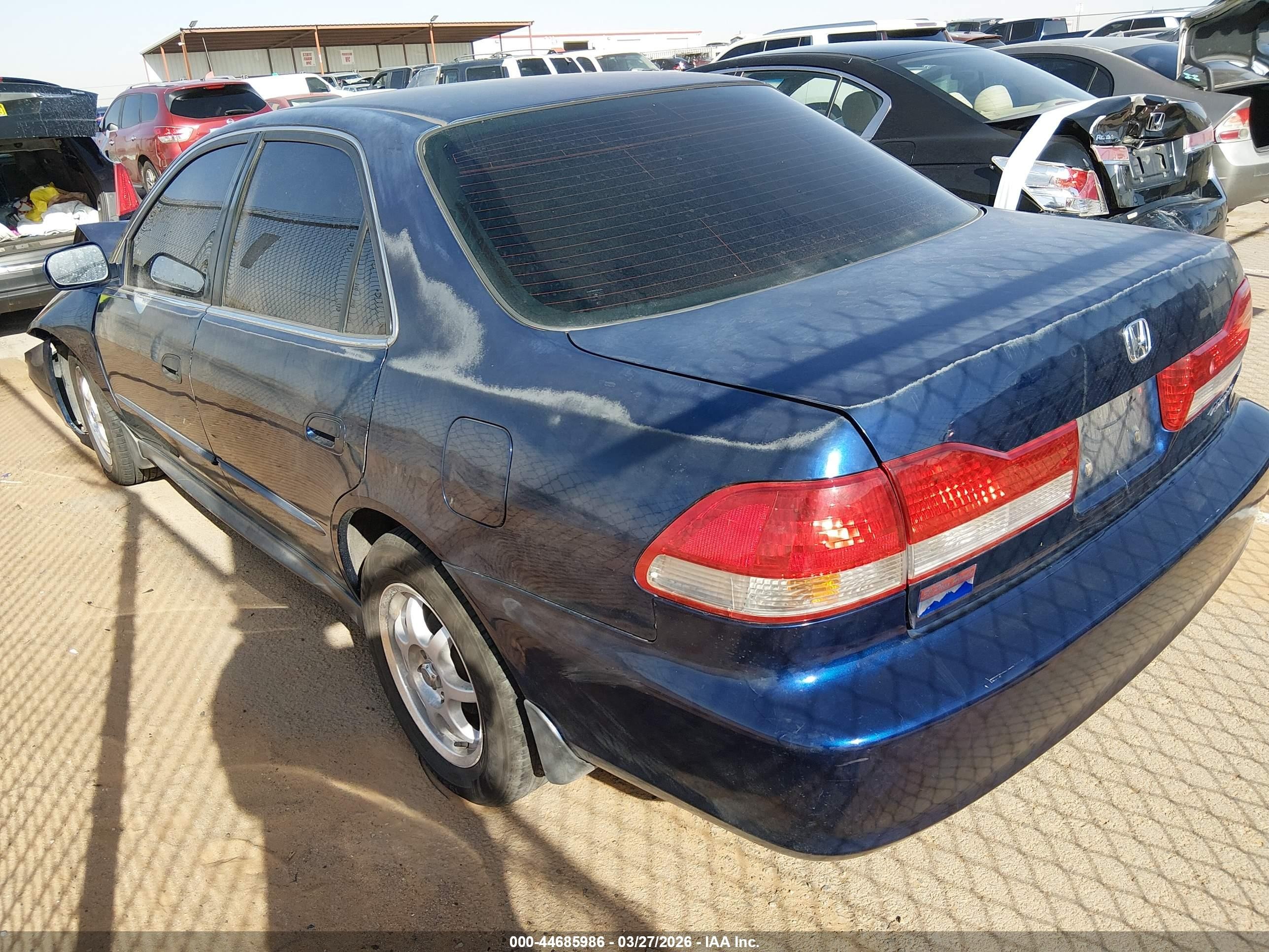 2001 Honda Accord 2.3 Lx Dark Blue vin: JHMCG56461C028688