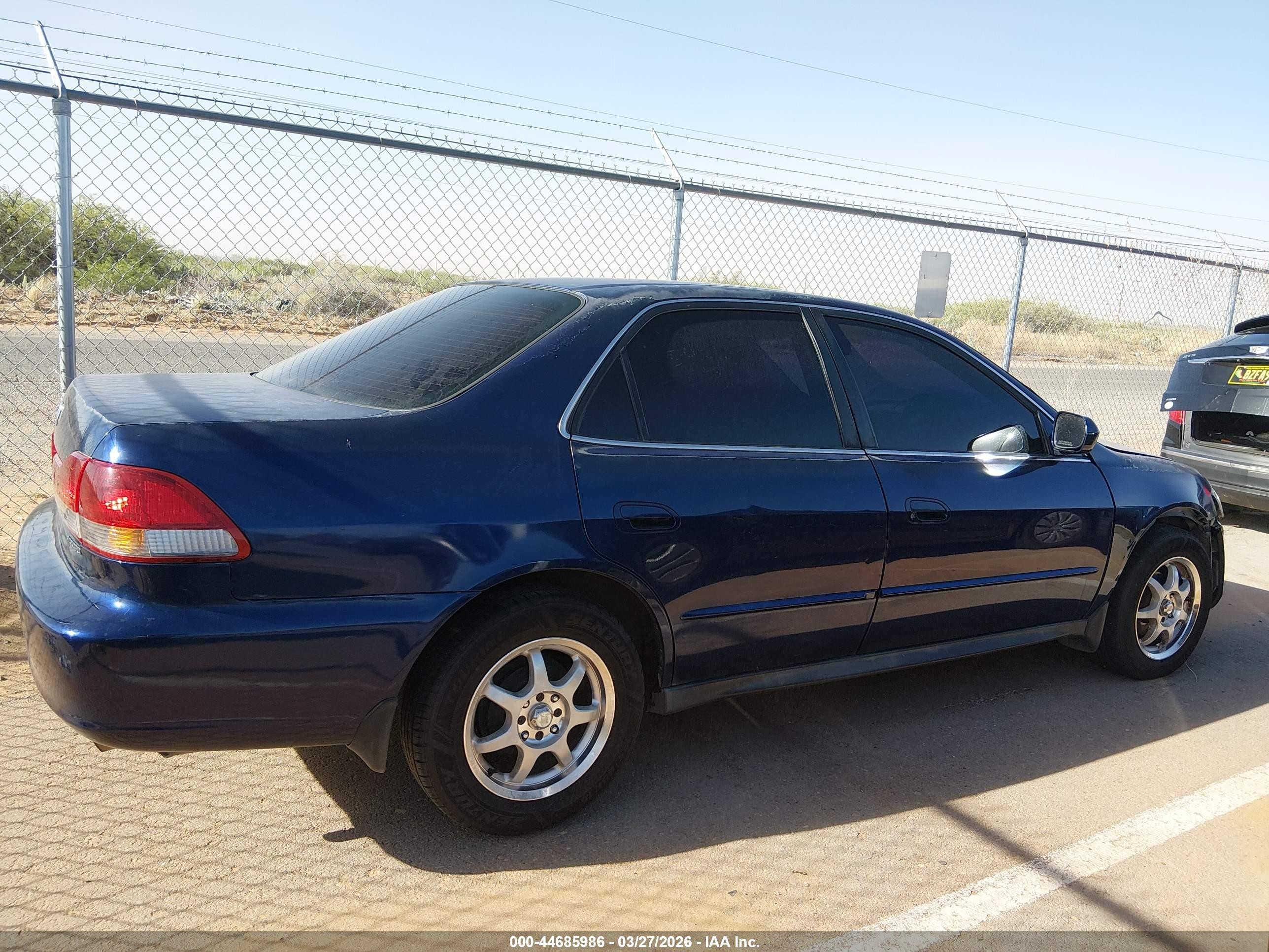 2001 Honda Accord 2.3 Lx Dark Blue vin: JHMCG56461C028688