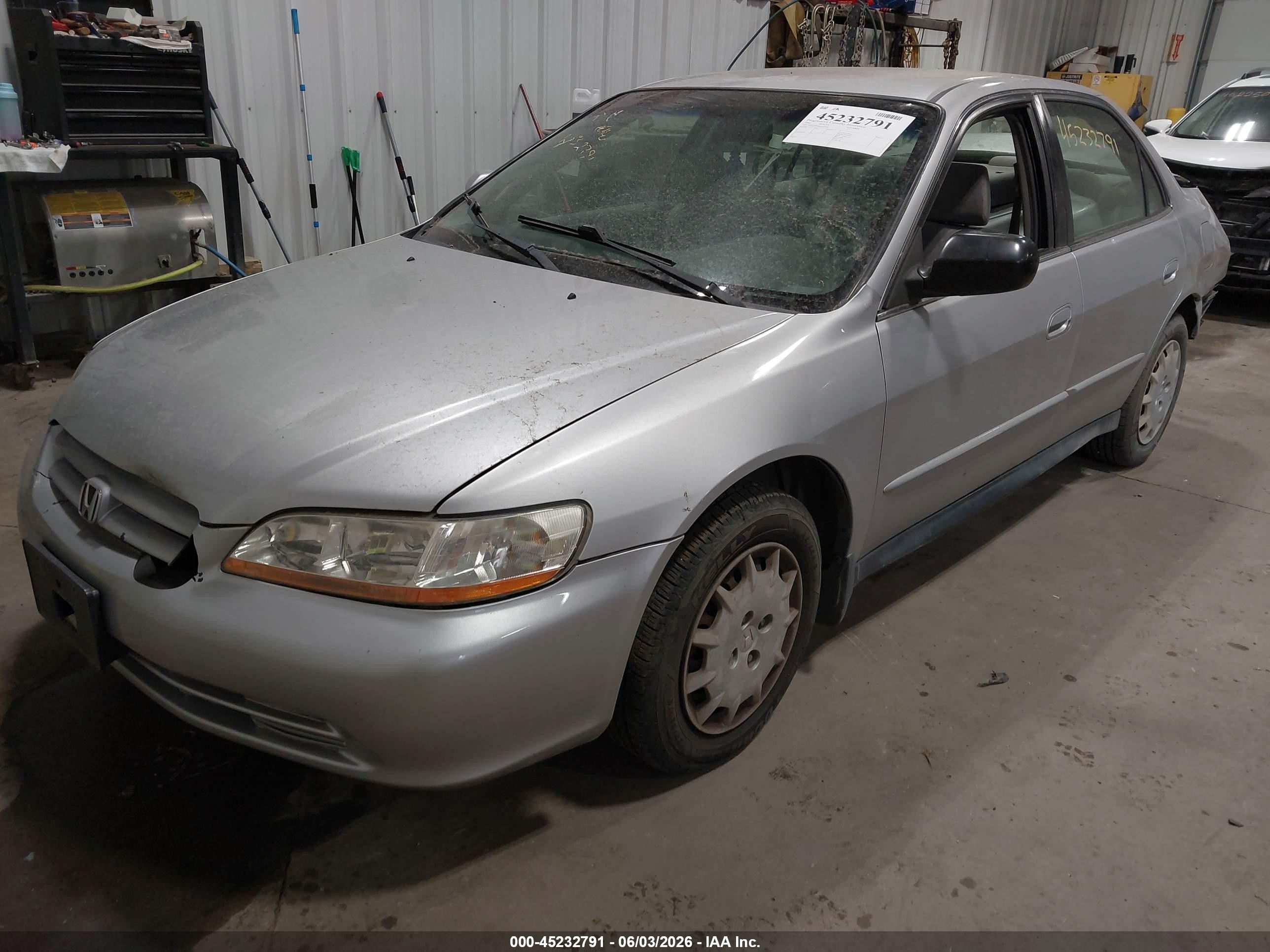 2002 Honda Accord 2.3 Lx Black vin: JHMCG56462C025856